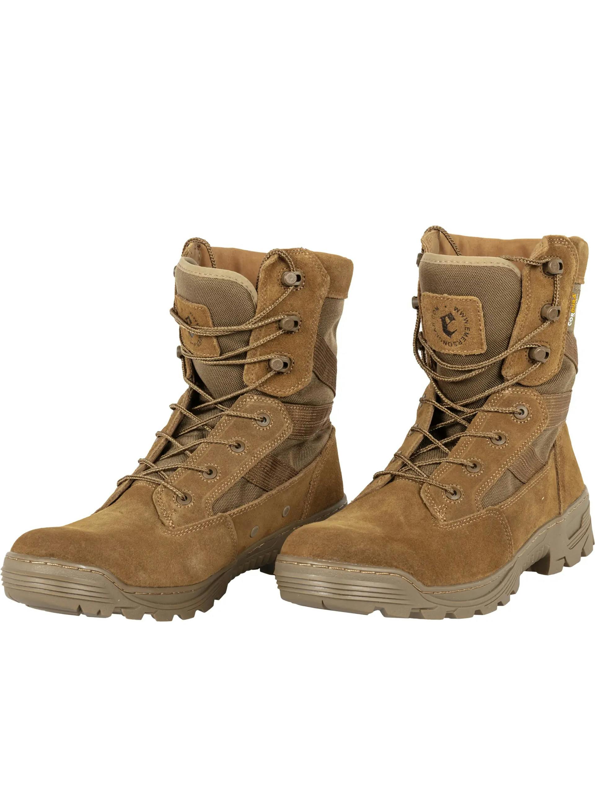 EmersonGear 8" Rattlesnake High-Top Tactical Boots; Desert