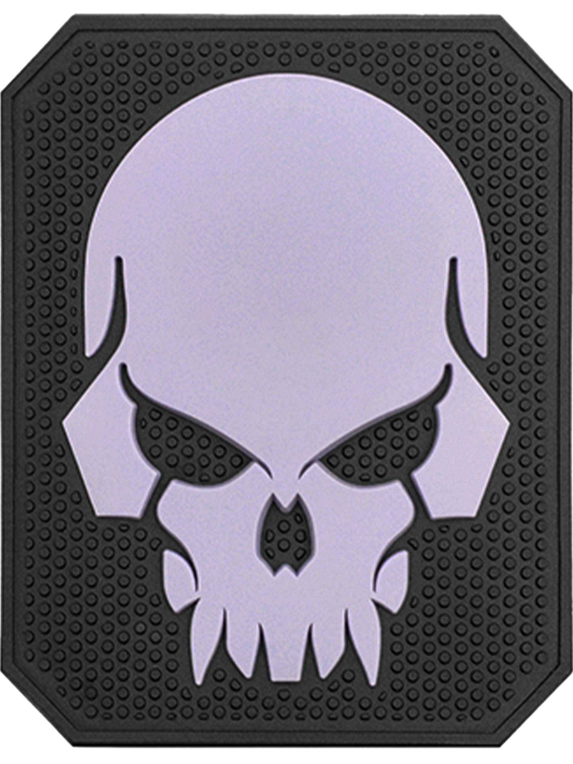EmersonGear Large Skull PVC Patch; Purple