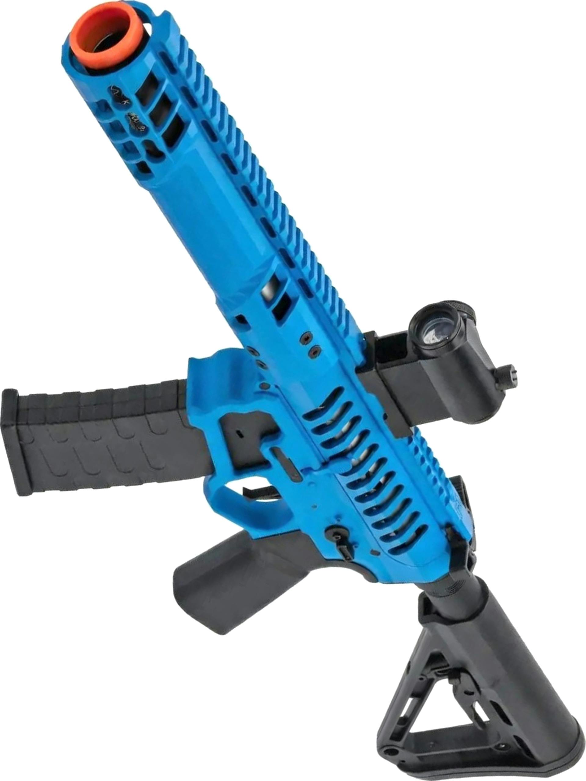 EMG F-1 Firearms BDR M4/AR-15 PDW AEG; Pre Two-Tone Blue