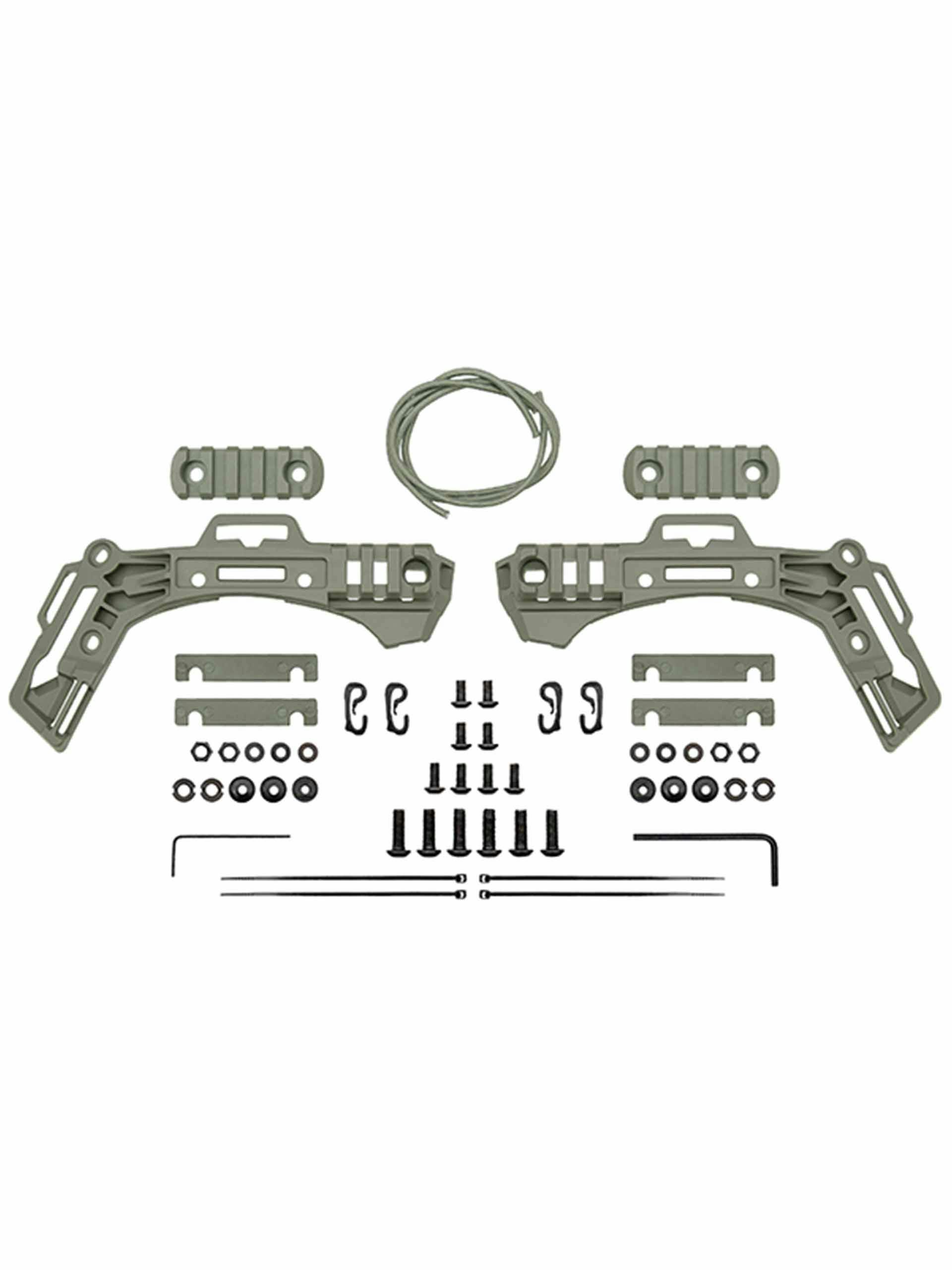 FMA Helmet Rails for EX Ballistic Style Helmet