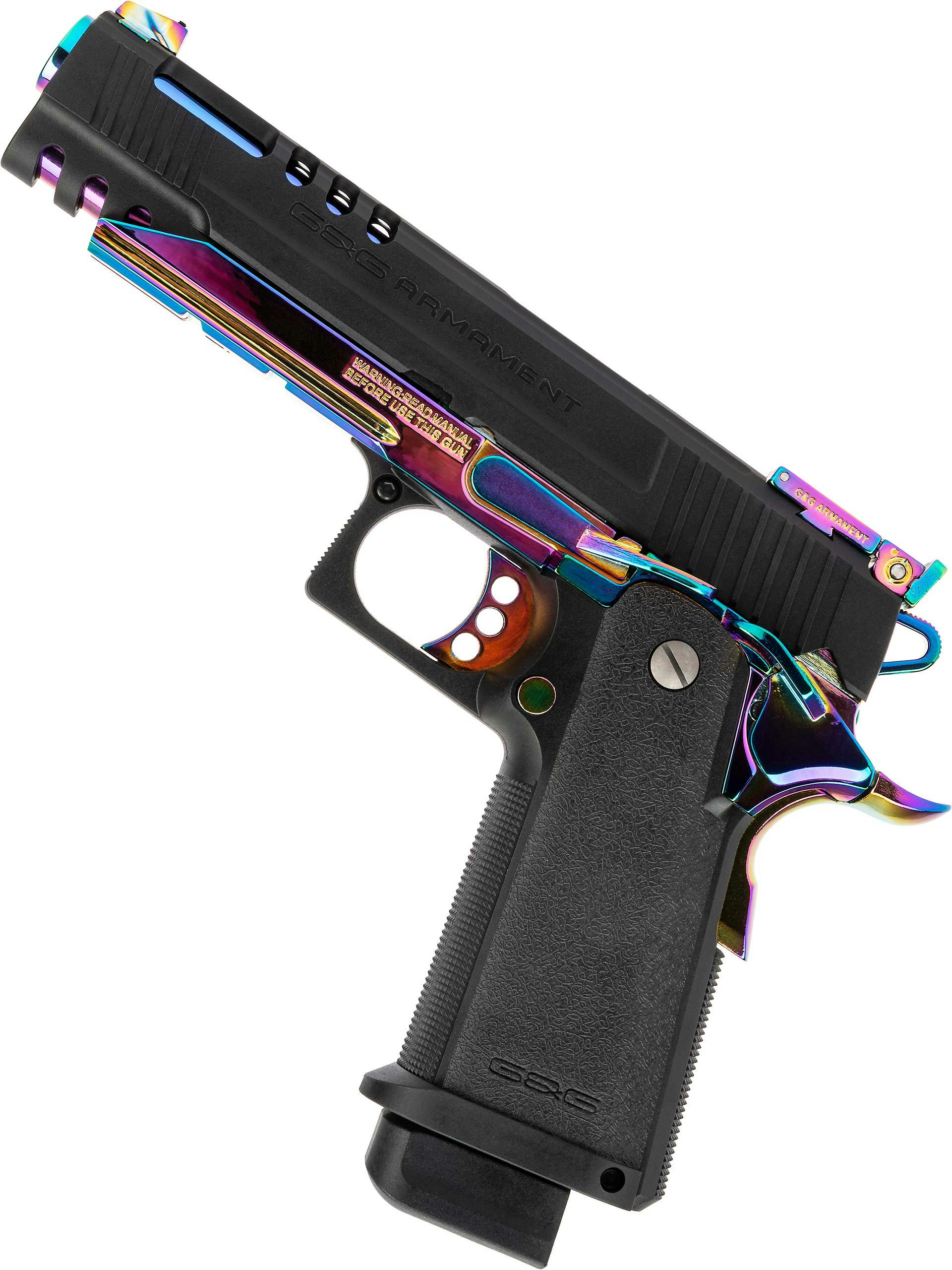 G&G Armament GPM1911 CP Rainbow Edition Hi-Capa GBB Pistol