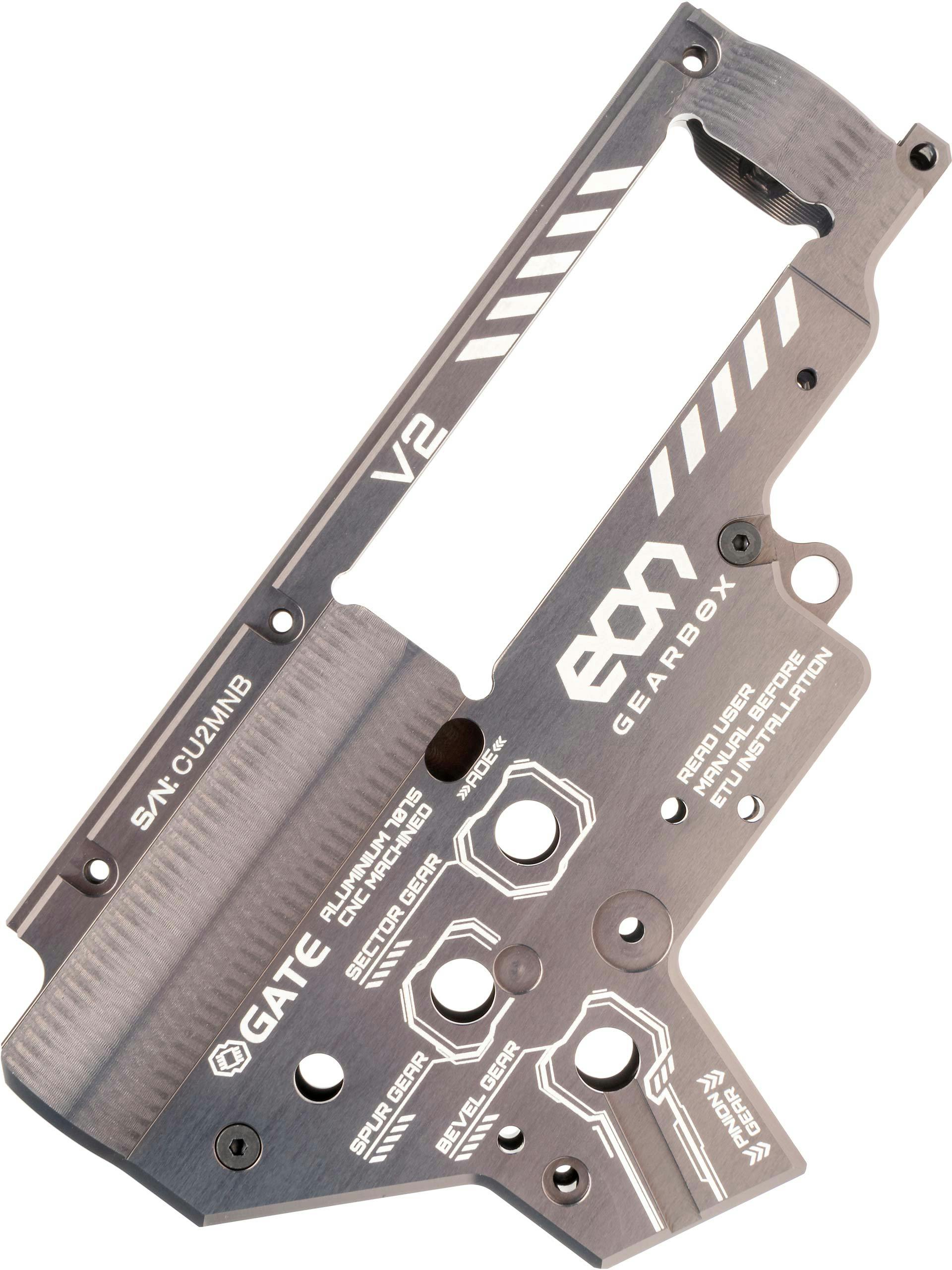 GATE EON CNC Aluminium V2 Gearbox Shell
