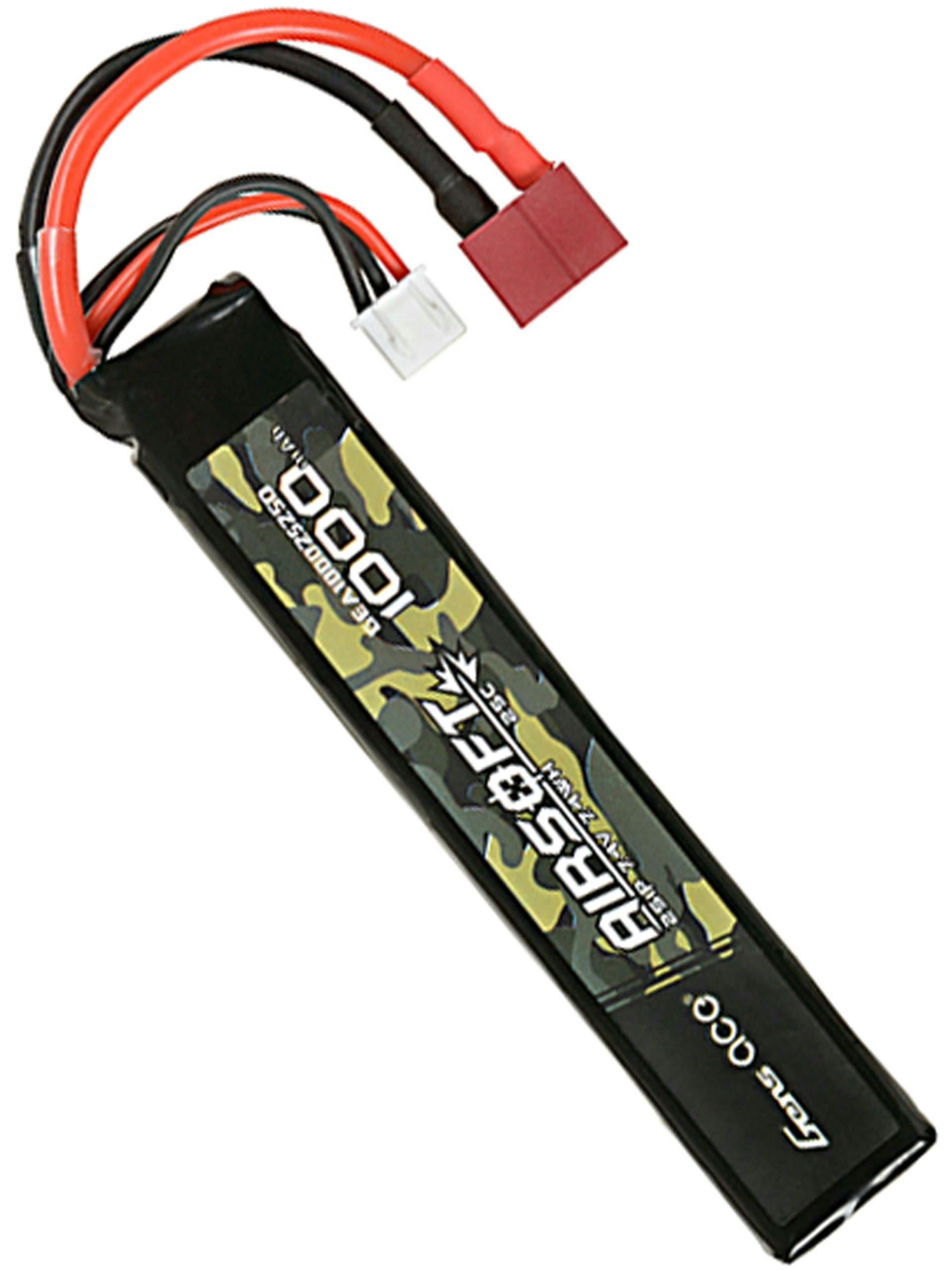Gens Ace 7.4V 1000mAh 25C LiPo Battery (Deans)