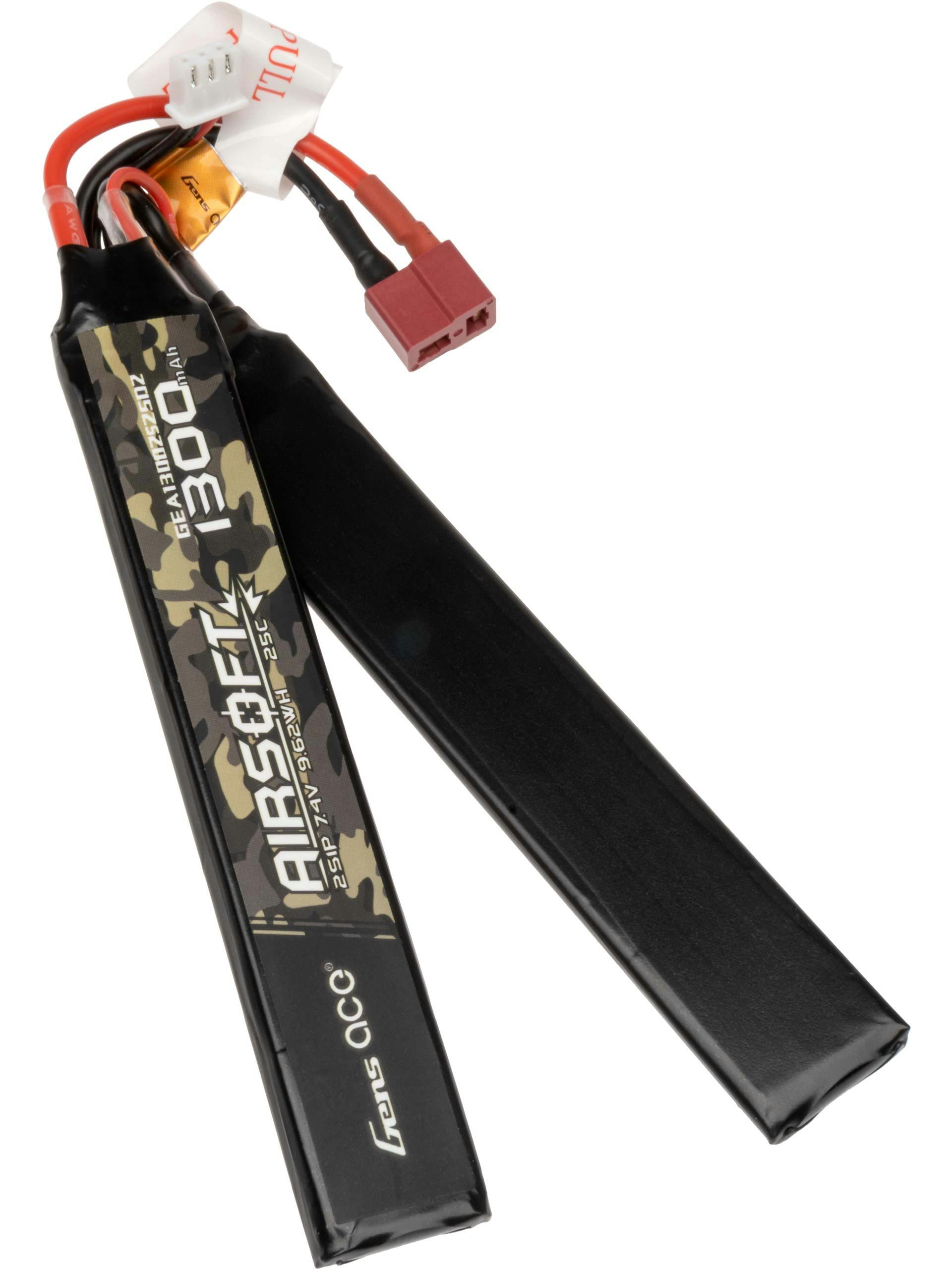 Gens Ace 7.4v 1300mAh 25C LiPo Nunchuck/Crane Battery (Deans)