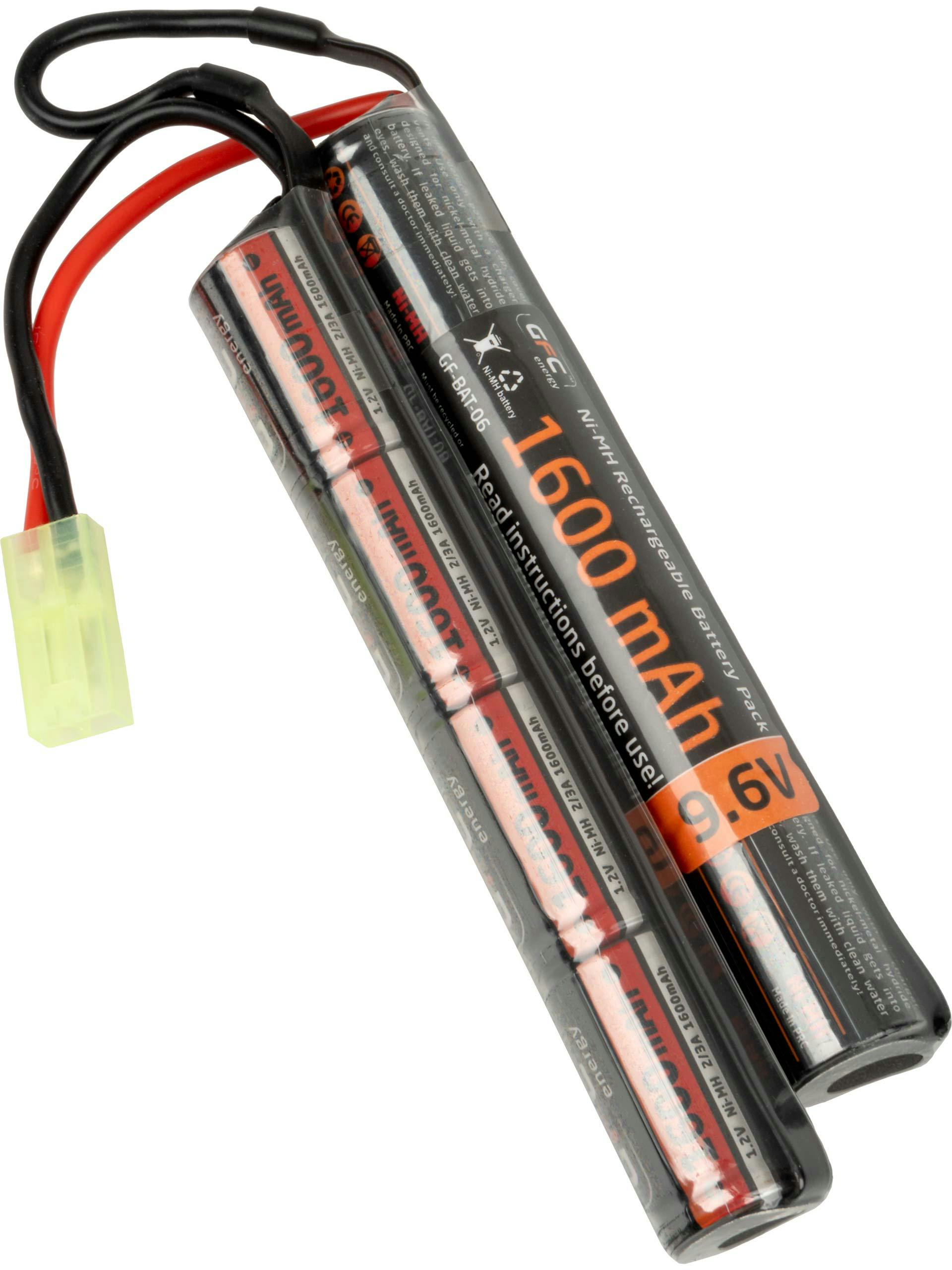 GFC 9.6v 1600mAh Ni-Mh Crane Battery (Mini Tamiya)