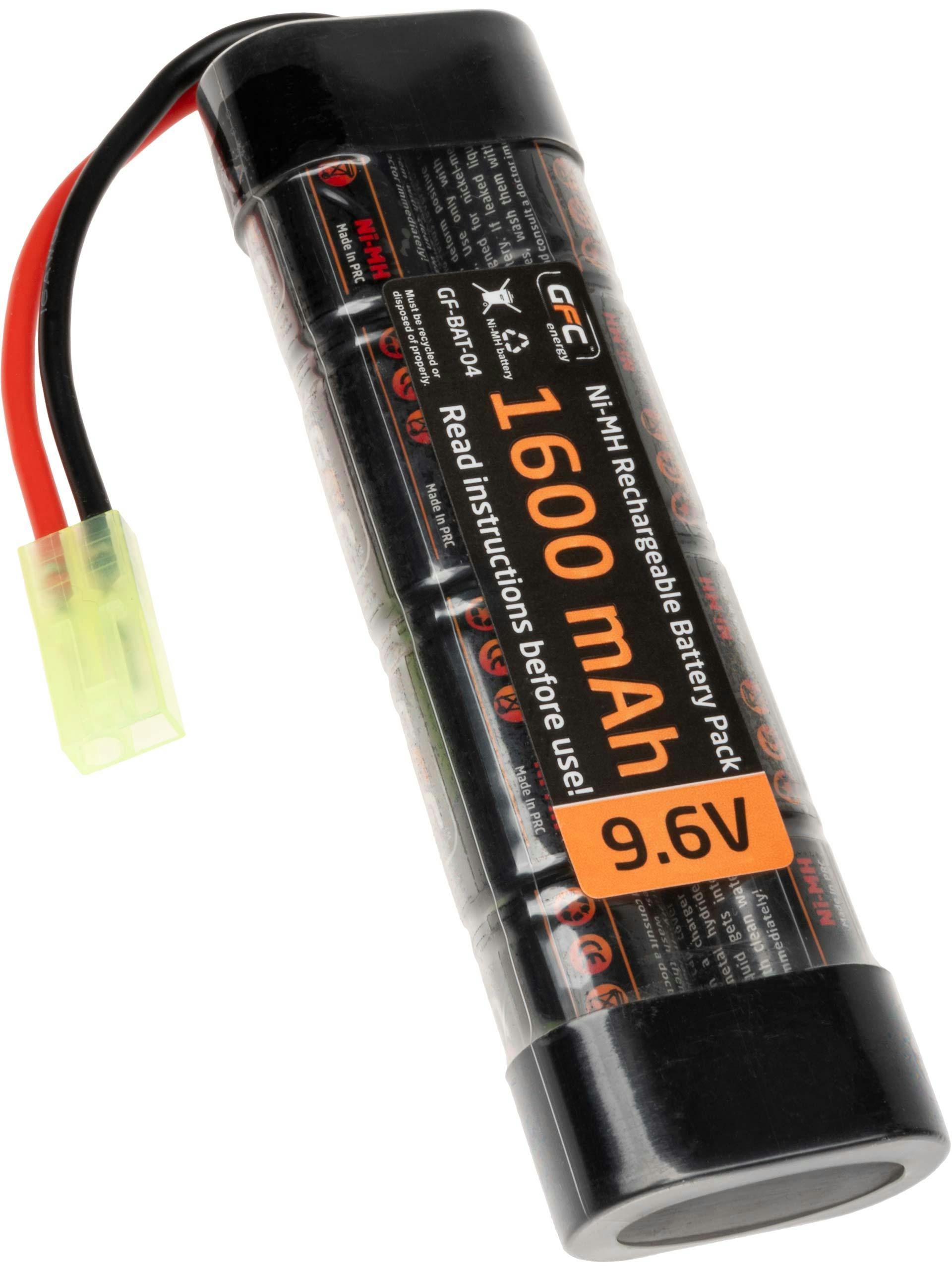 GFC 9.6v 1600mAh NiMH Battery (Mini Tamiya)