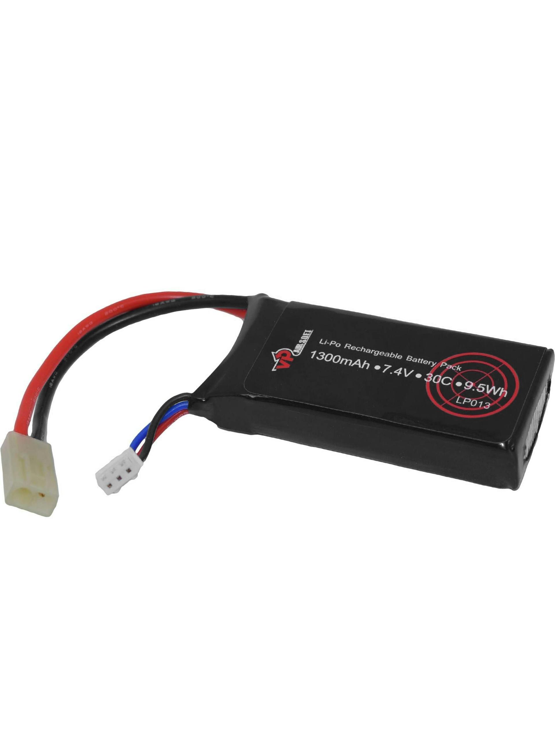 VAPEX 7.4v 1300mAh 30C LiPo Block Battery (Mini Tamiya)