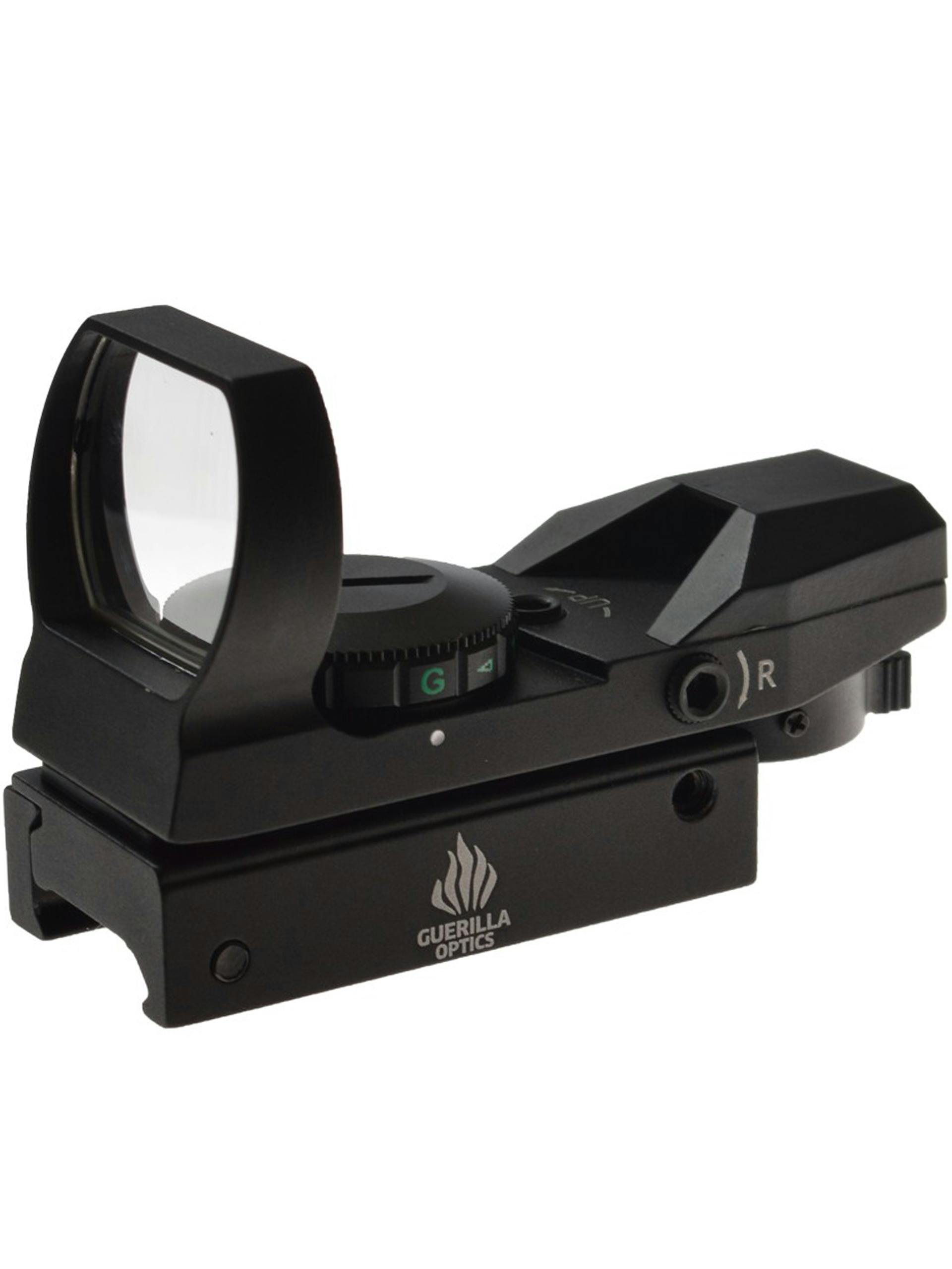 Guerilla Tactical Multi-Reticle Open Reflex Red Dot Sight