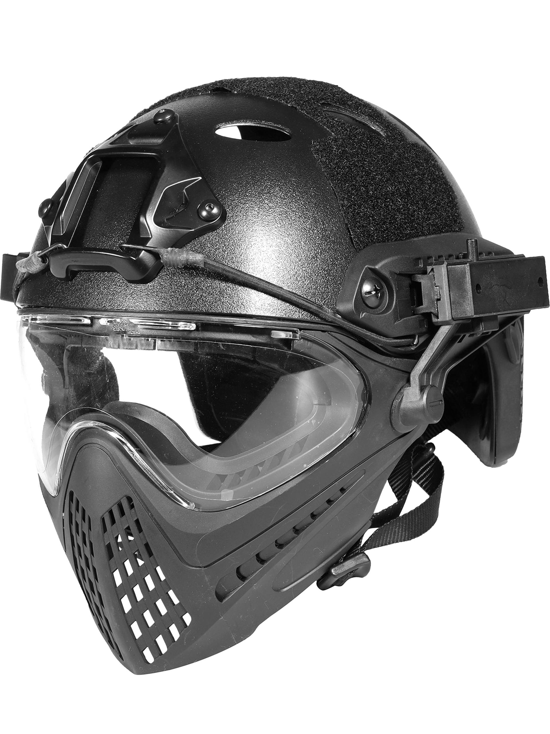 Guerilla Tactical Piloteer Helmet & Mask Combo