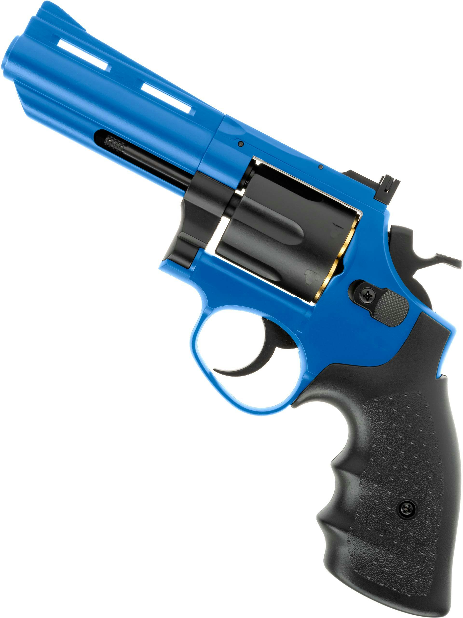 HFC HG-132B Python 4" NBB Gas Revolver; Pre Two-Tone Blue
