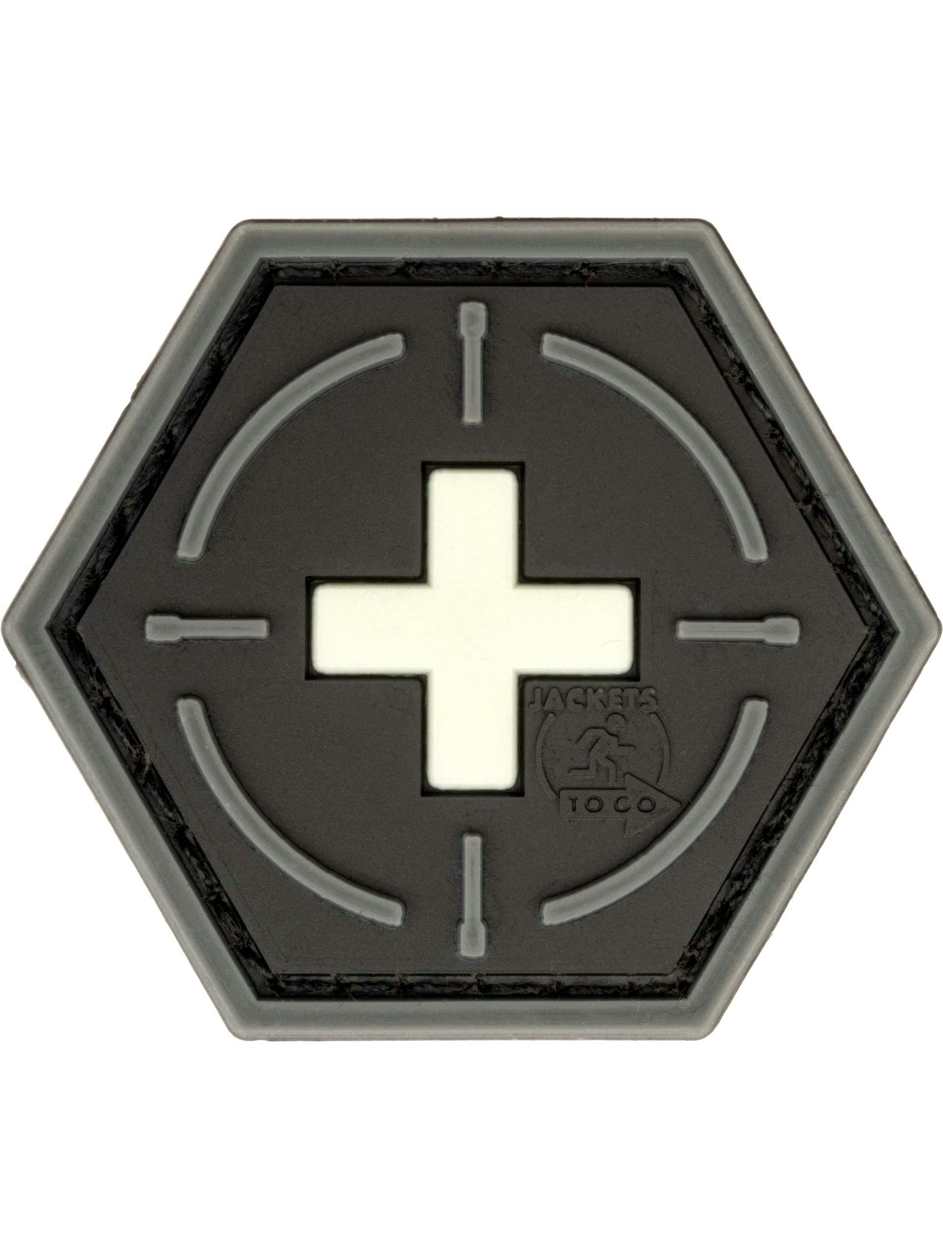 JTG Tactical Medic 3D Rubber Patch; Glow In The Dark