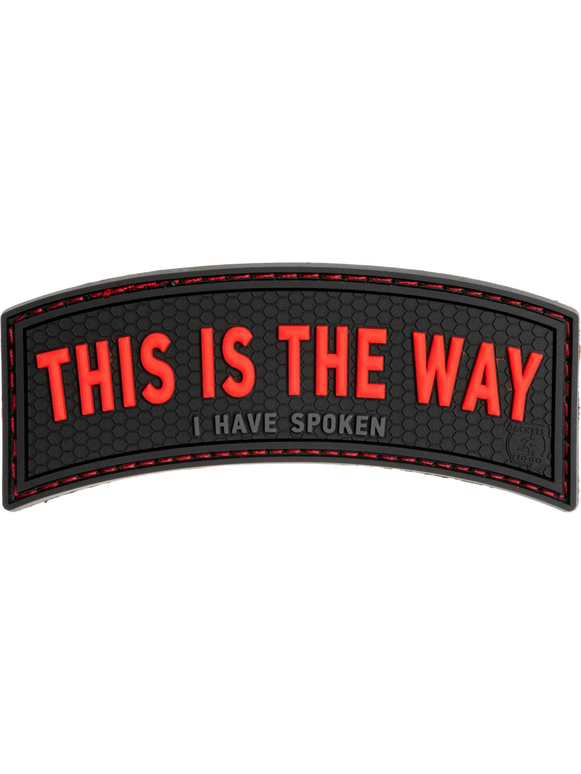 JTG This Is The Way PVC Morale Patch
