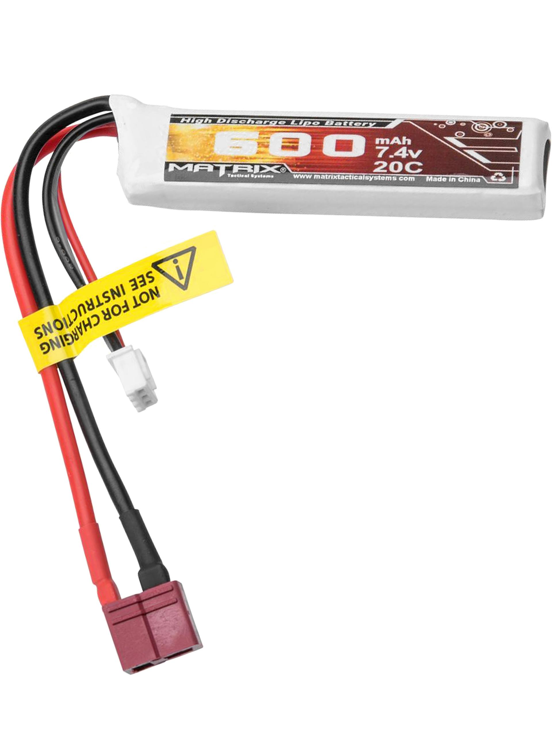 Matrix 7.4V 600mAh LiPo PDW Stick Battery (Deans)