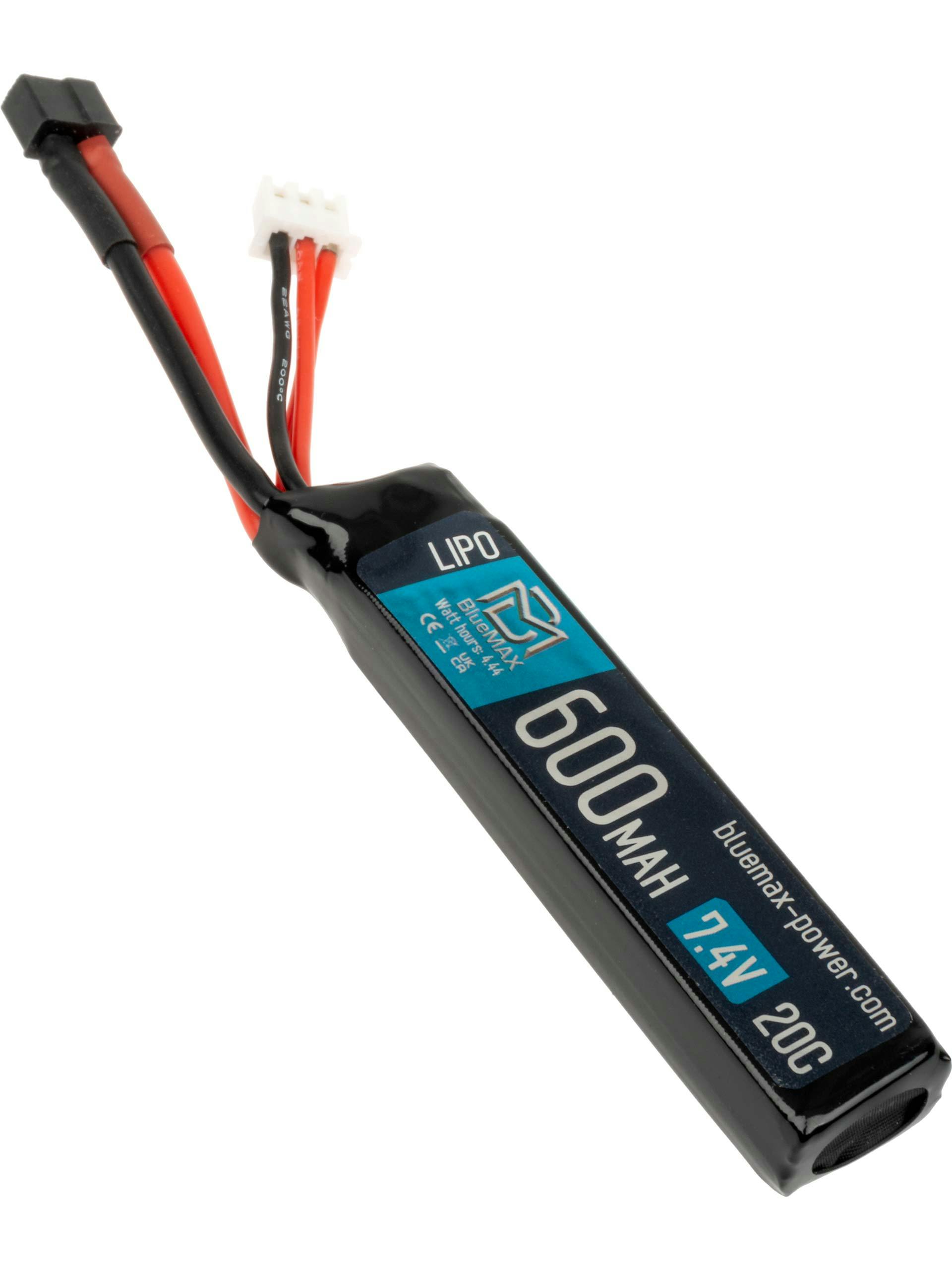 Novritsch 7.4V 600mAh LiPo Battery for SSE18/CYMA S-series AEPs (Mini Deans)