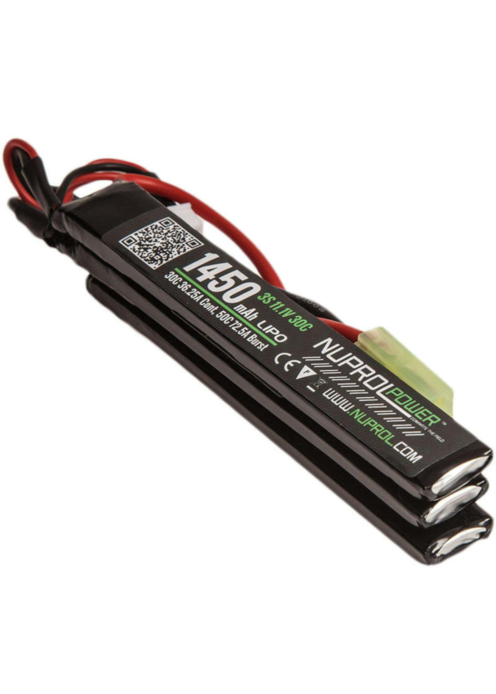NUPROL 11.1v 1450mAh 30c Crane Stock LiPo Battery