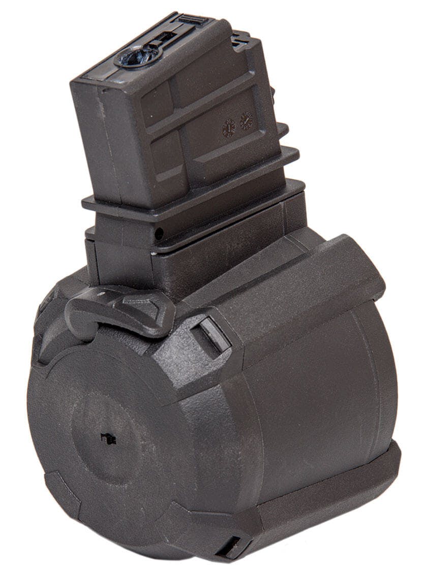 NUPROL 1200rnd Electric Drum Magazine for AR36 AEGs; Sound Control