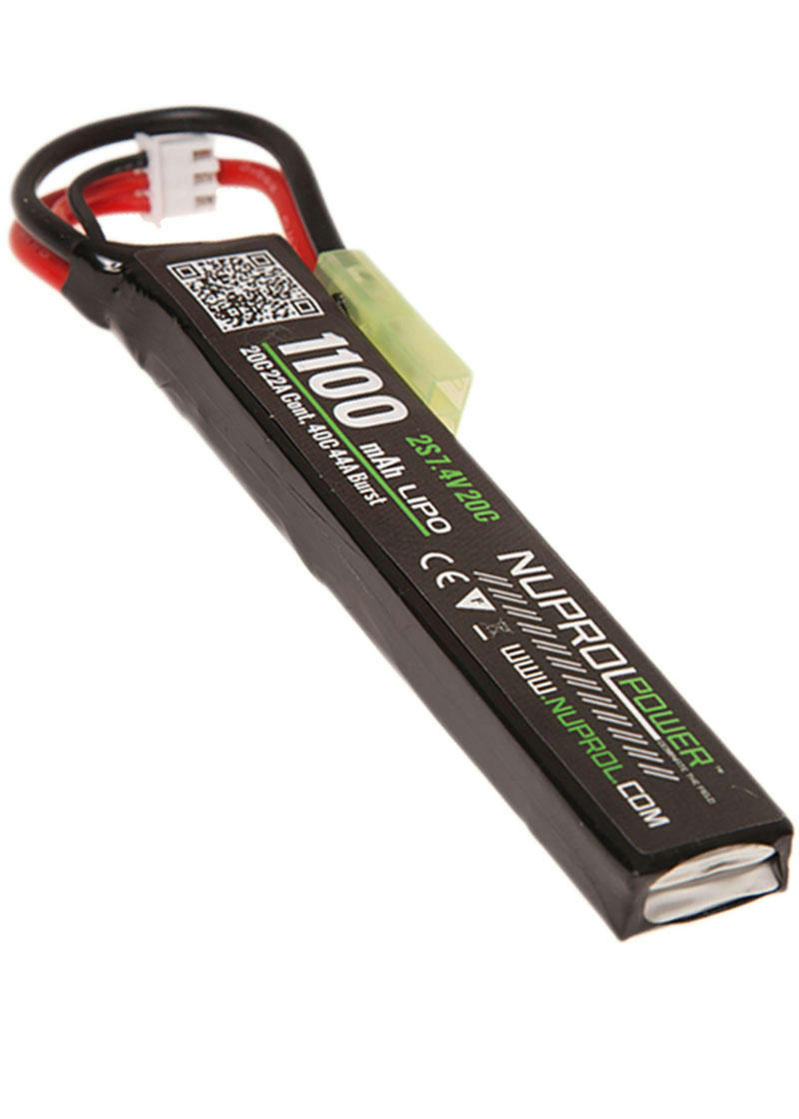 NUPROL 7.4v 1100mAh LiPo Stick Battery
