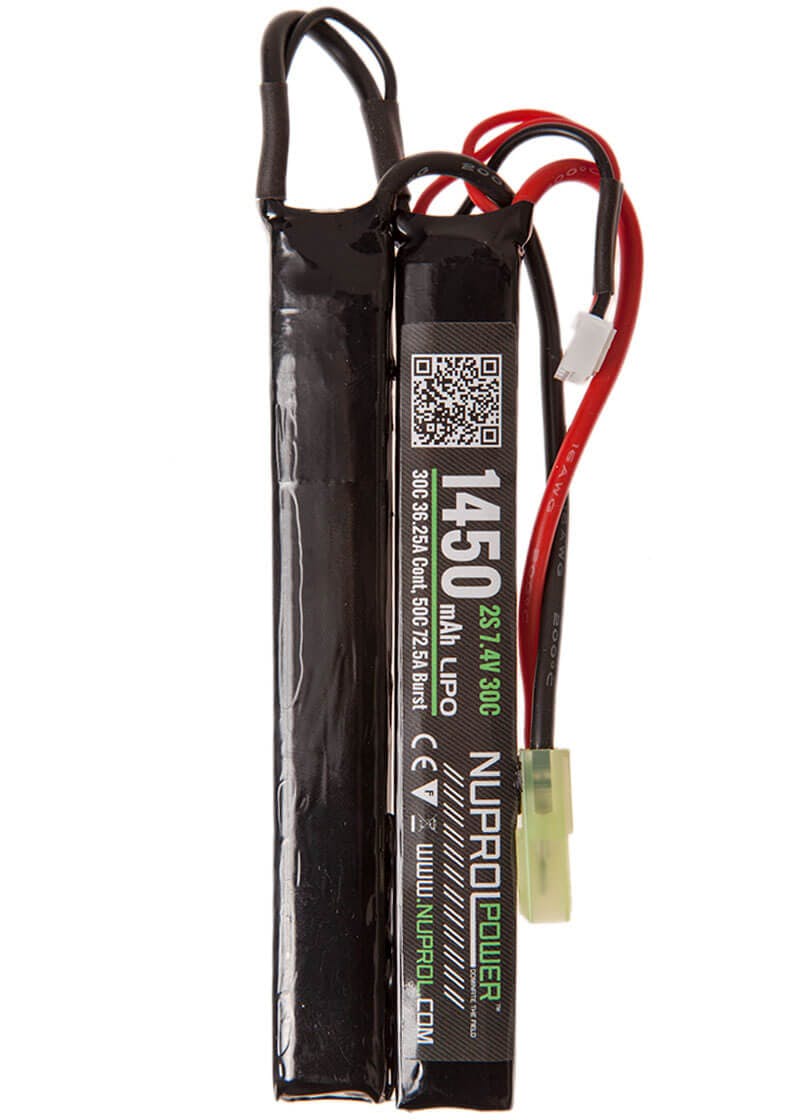 NUPROL 7.4v 1450mAh 30c Crane Stock LiPo Battery (Mini Tamiya)