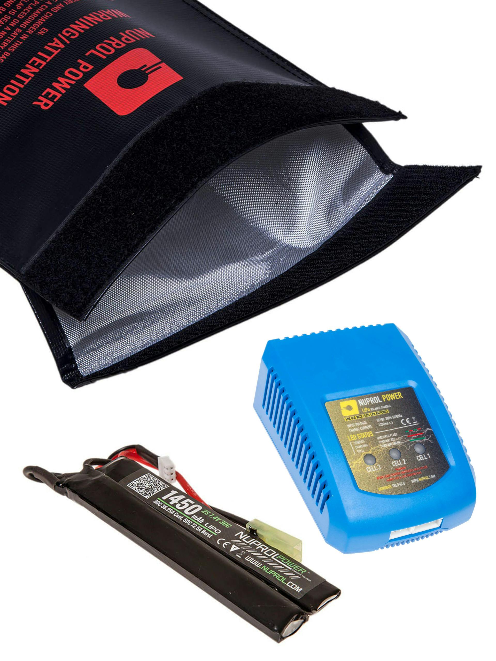 NUPROL Crane Stock LiPo Bundle; Mini-Tamiya