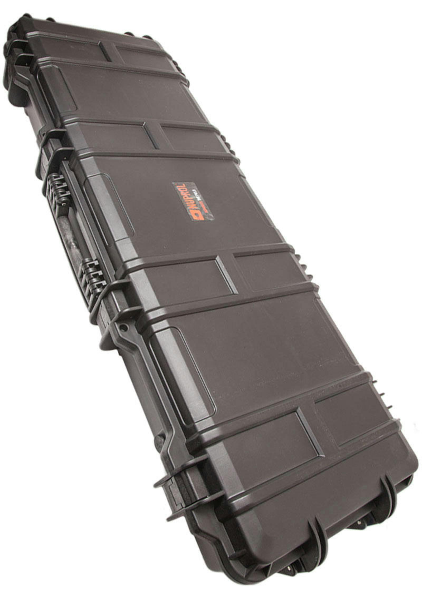 NUPROL Large Wheeled Rifle Hard Case; Wave Foam