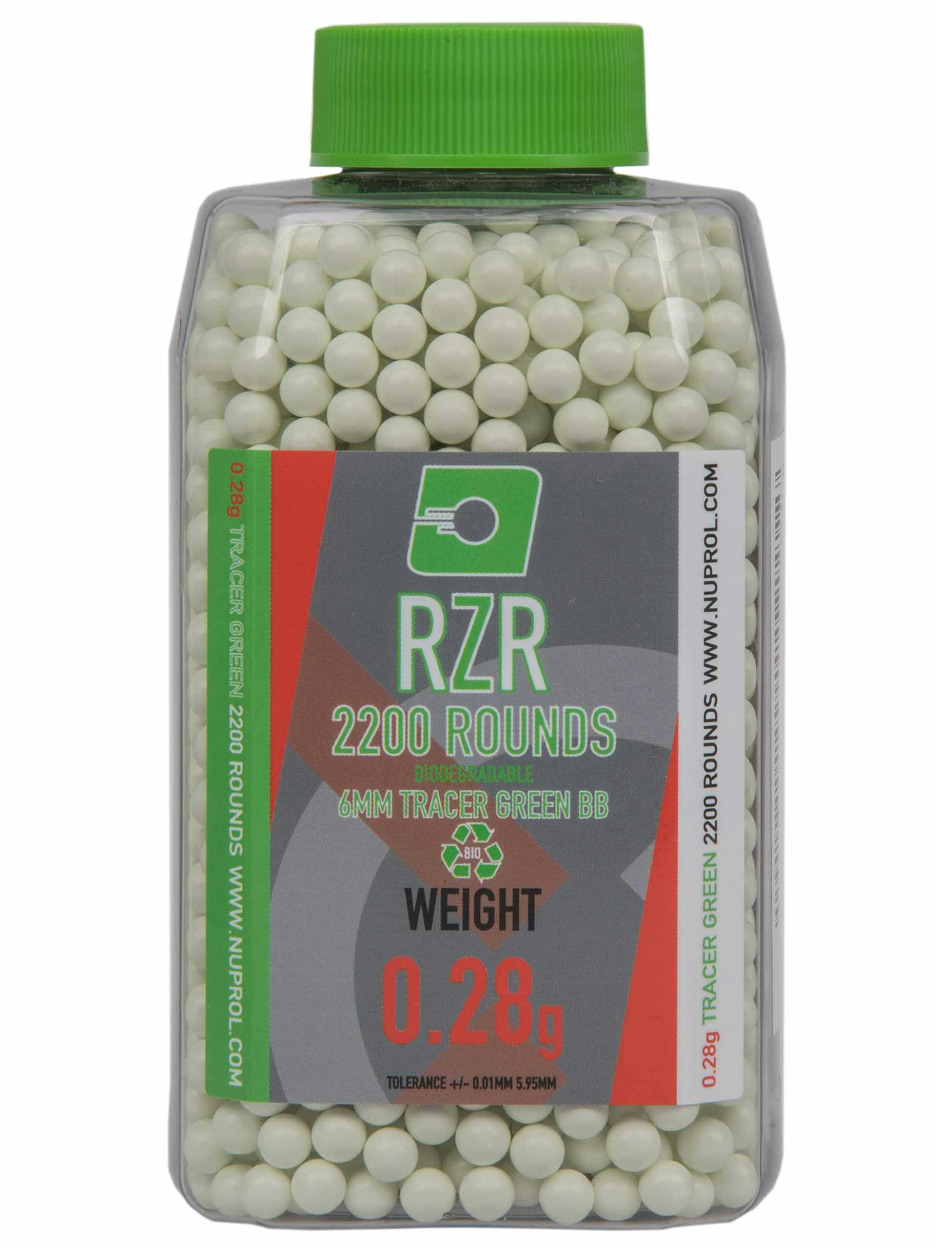 NUPROL RZR 0.28g Precision Green Tracer BIO BB