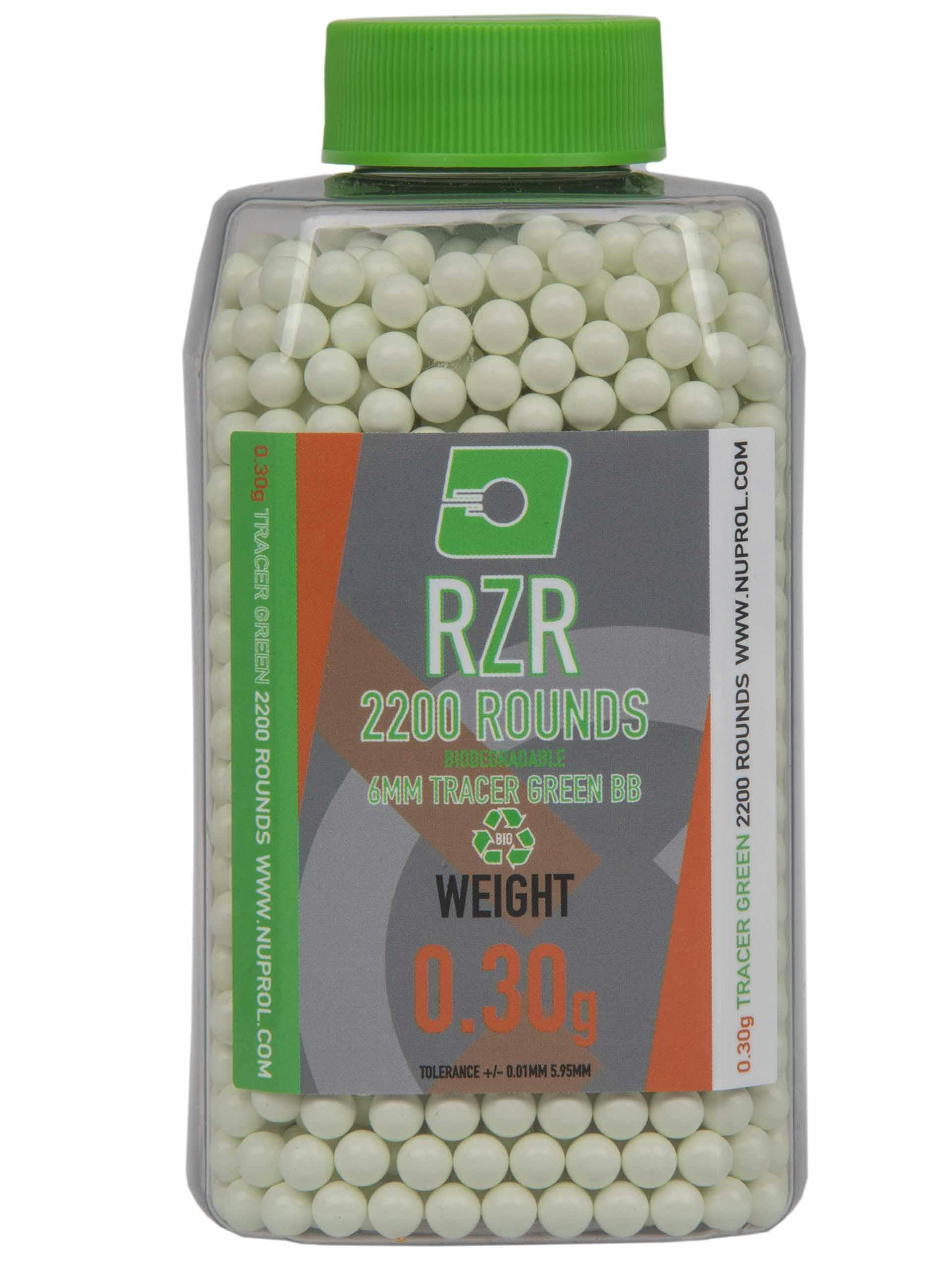 NUPROL RZR 0.30g Precision Green Tracer BIO BB