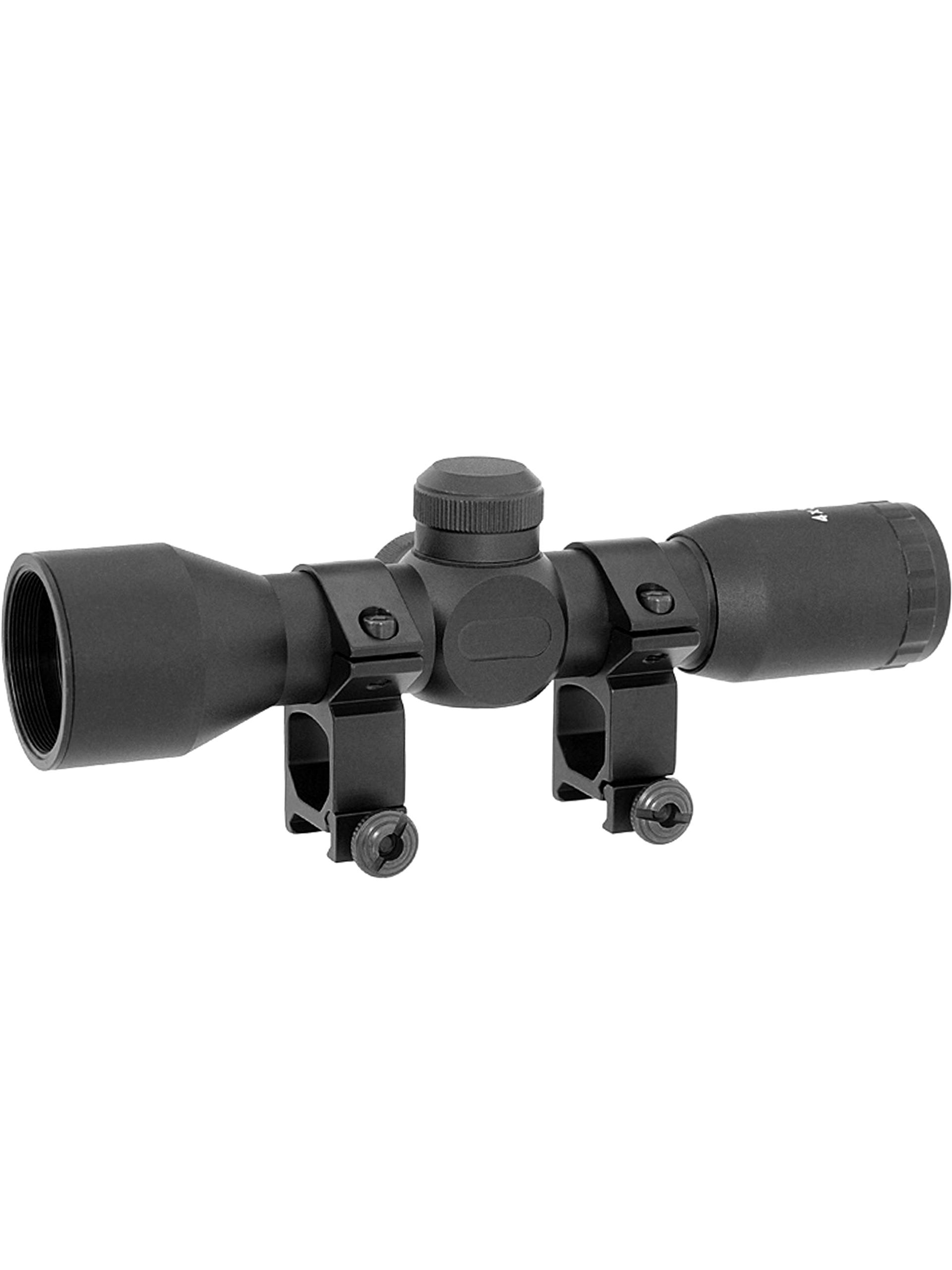 PCS 4X32 Compact Rifle Scope w/ Scope Rings