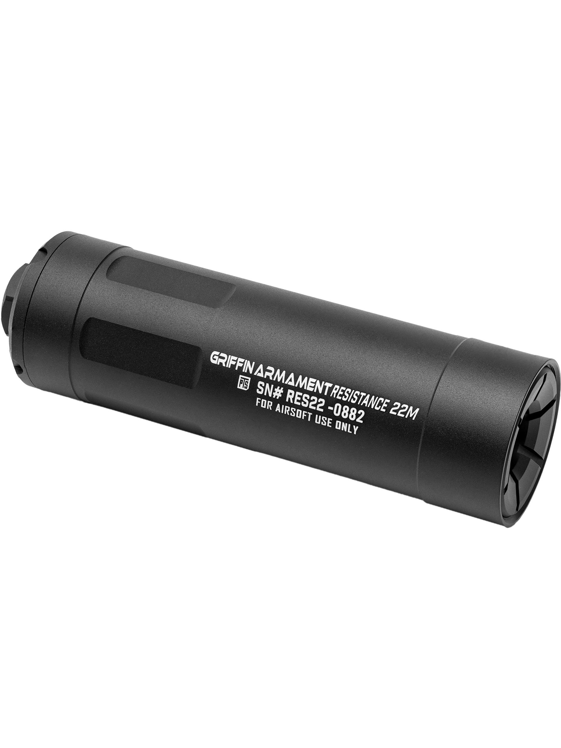 PTS Syndicate Griffin Armament® Resistance 22M Suppressor; Direct Thread Kit