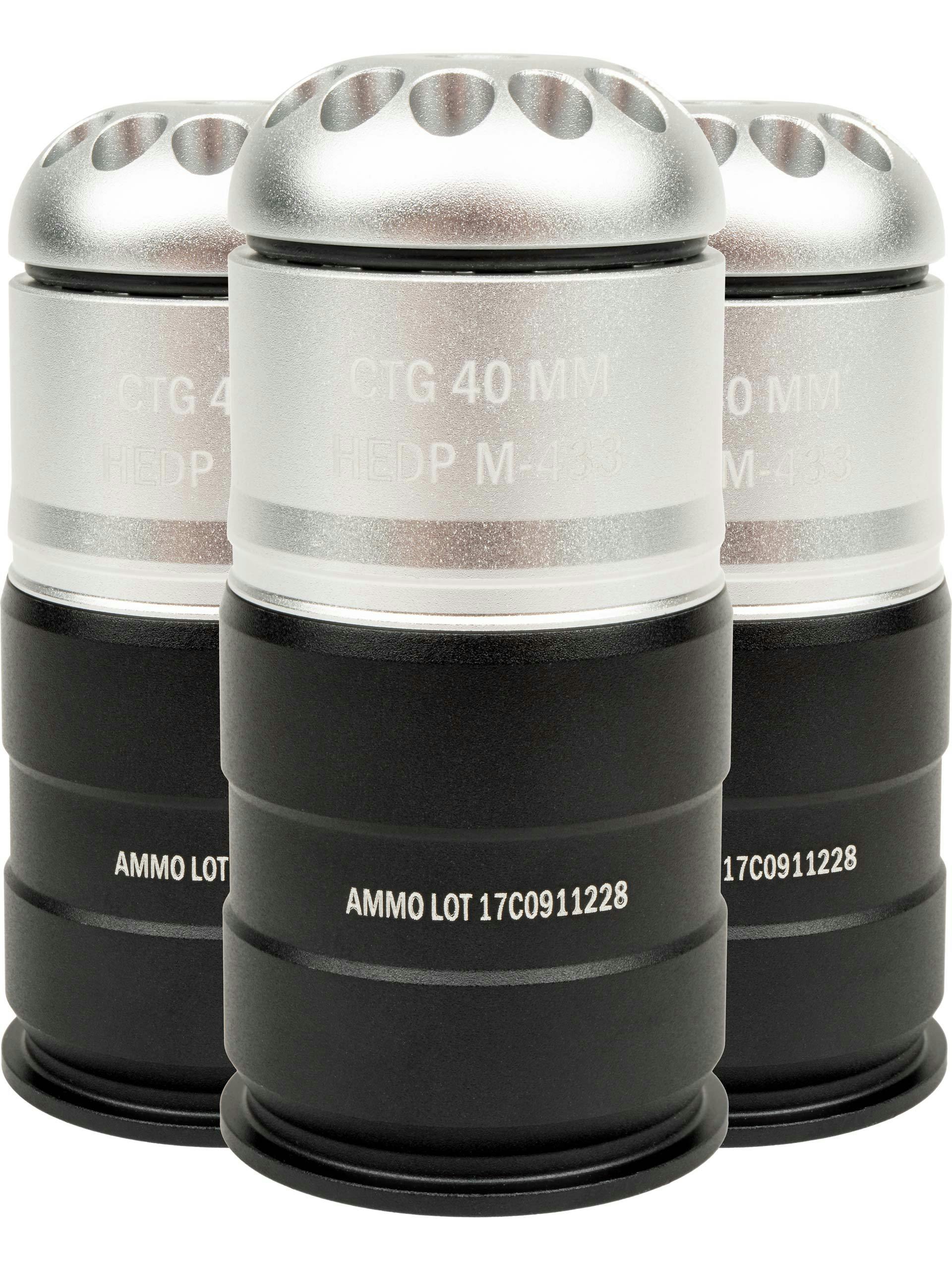 S&T Armament 40mm MOSCART Gas Grenade; 70rnd - 3 Pack