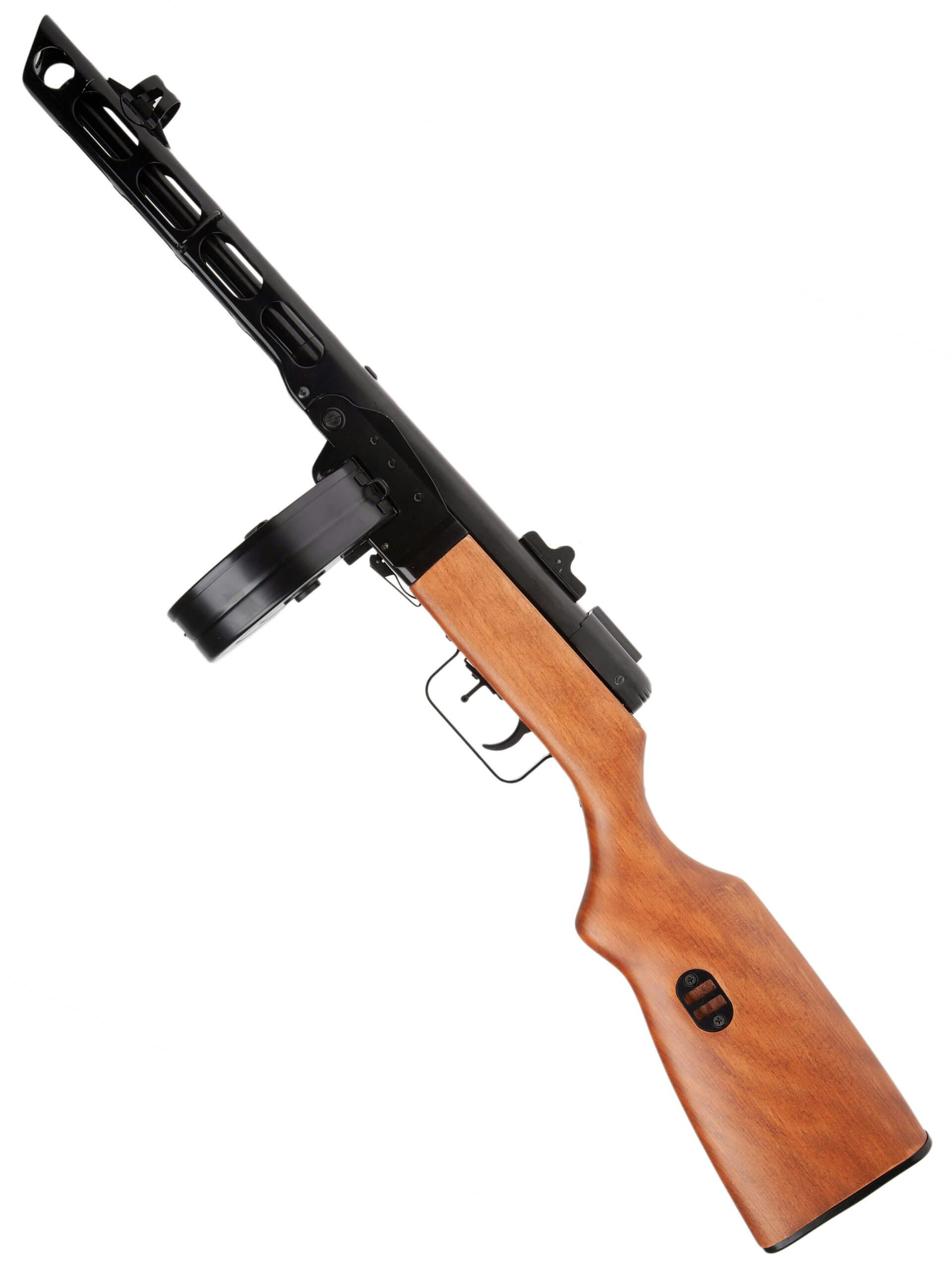 S&T Armament PPSh-41 EBB Submachine AEG; Real Wood