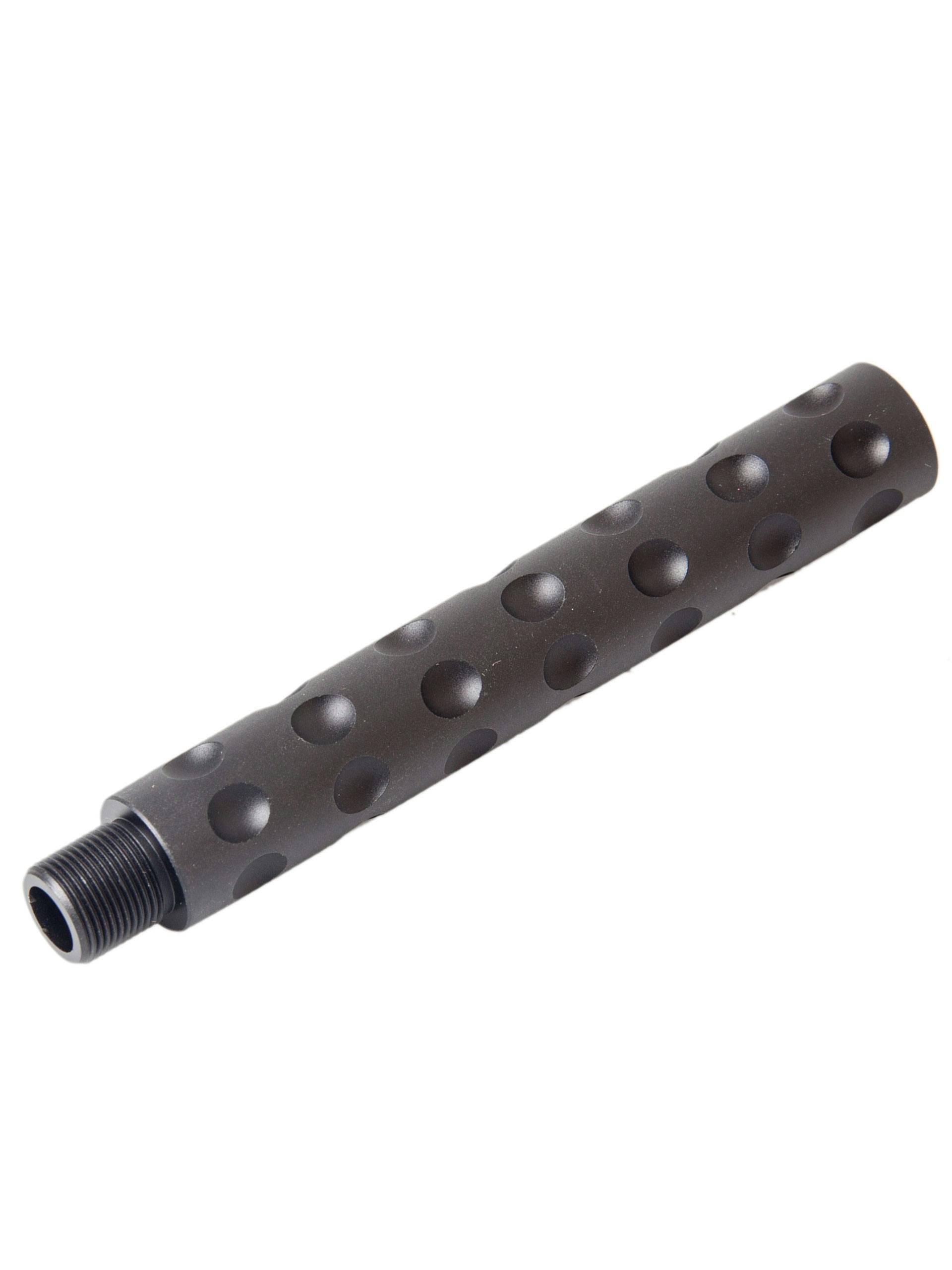 Slong Airsoft 4.5-Inch Dimpled Outer Barrel Extension - 14mm CCW