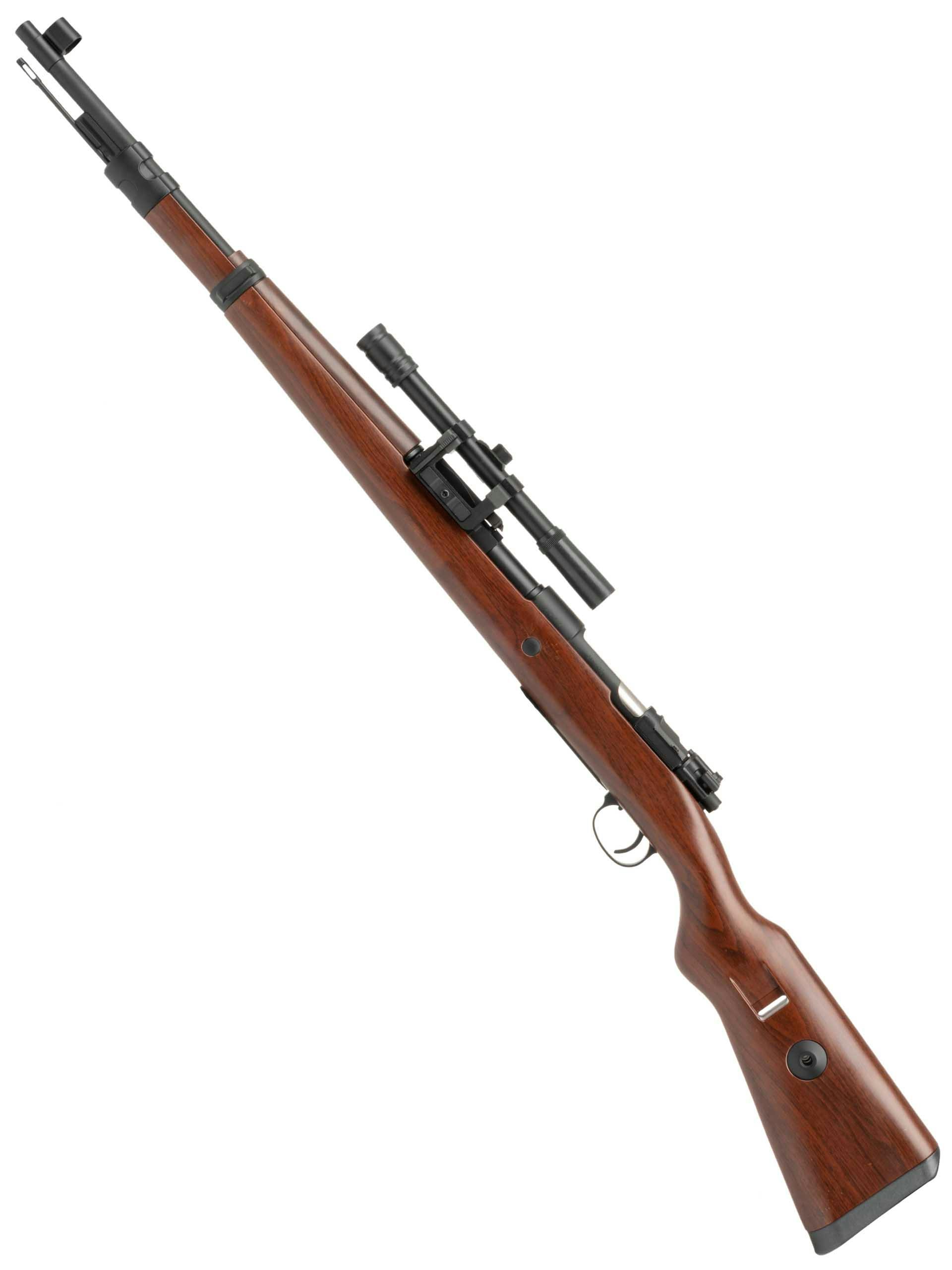Snow Wolf KAR98K Spring Bolt Sniper Rifle w/Scope & Mount