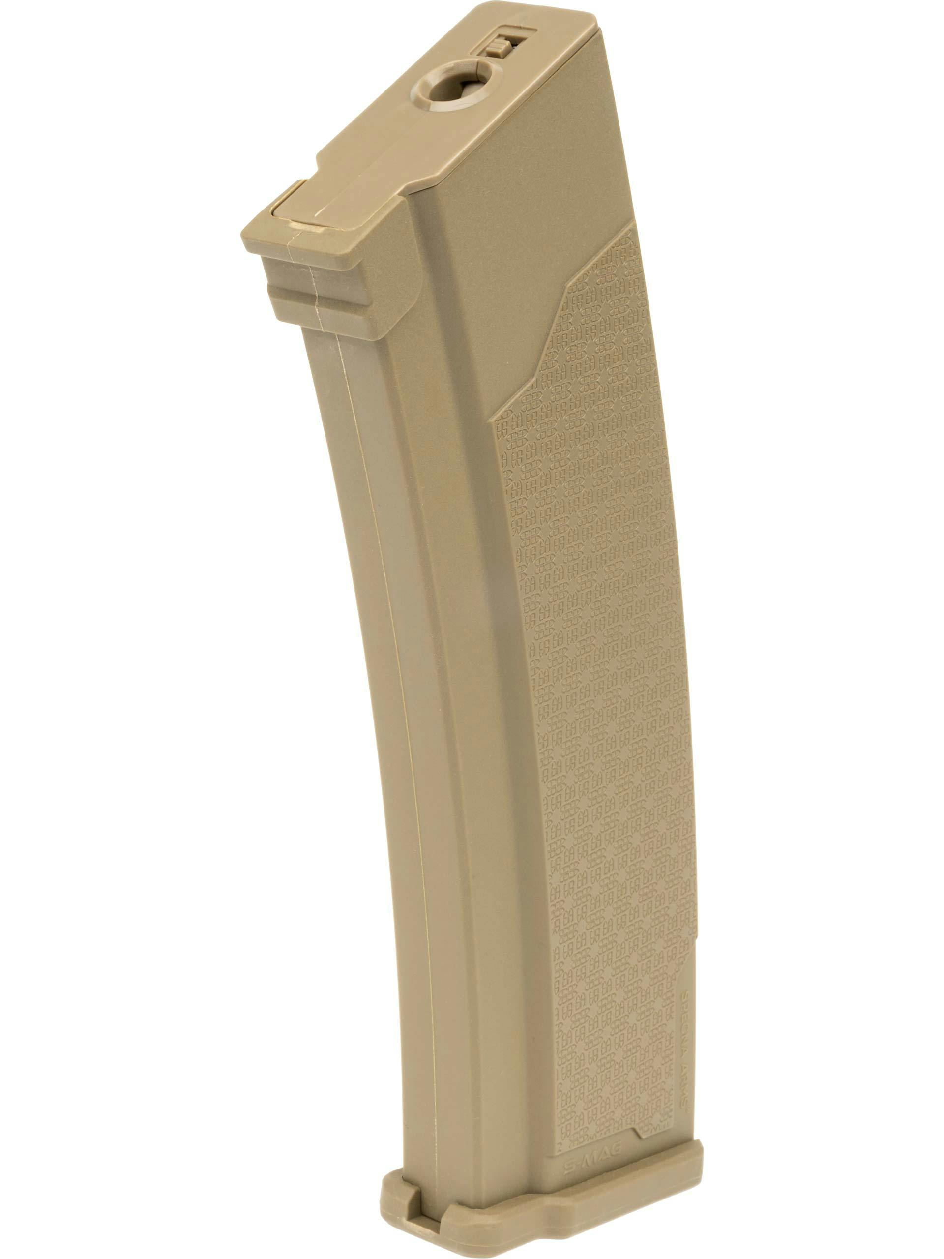 Specna Arms S-Mag 175rnd Mid-Cap Magazine for J-Series AK AEGs; Tan