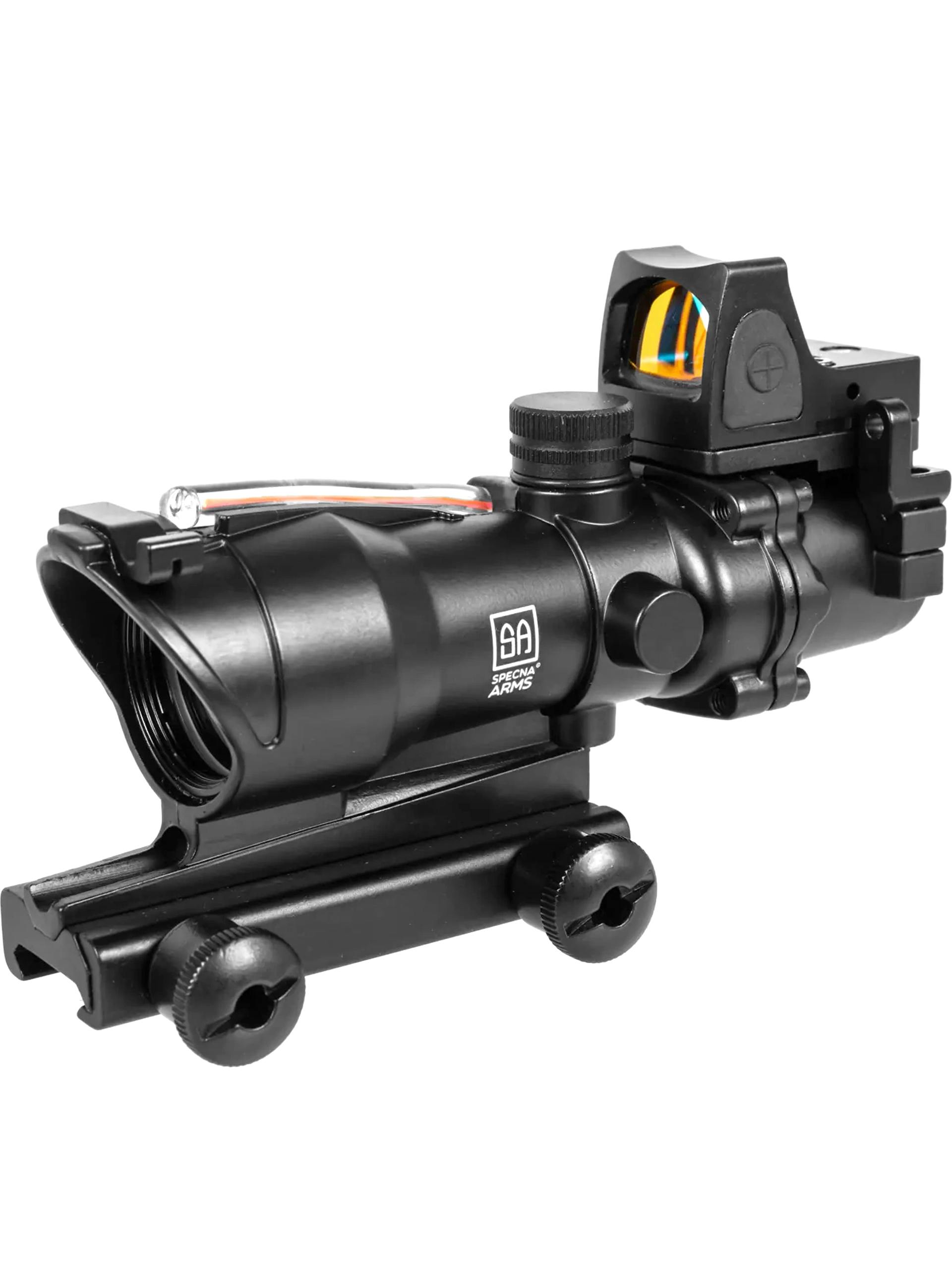 Specna Arms CORE™ 4×32 ACOG Fibre Scope w/Red Dot Sight