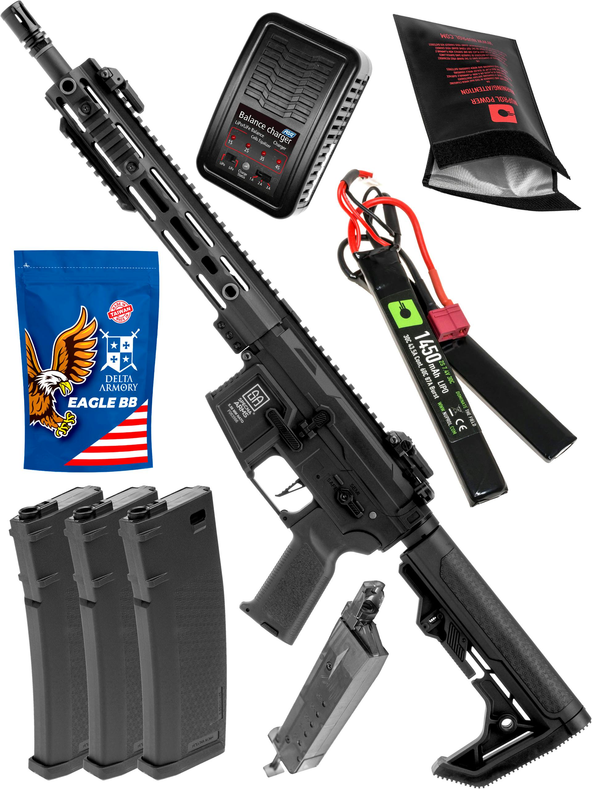Specna Arms SA-F05-RL M4 AEG Beginner Bundle