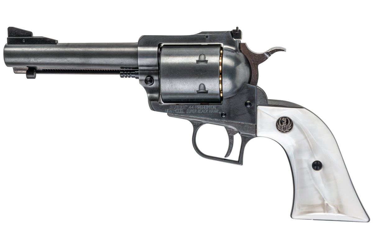 Marushin Super Blackhawk X Cartridge Series 4.62inch Gas Revolver (White Pearl Grip/ Excellent HW)