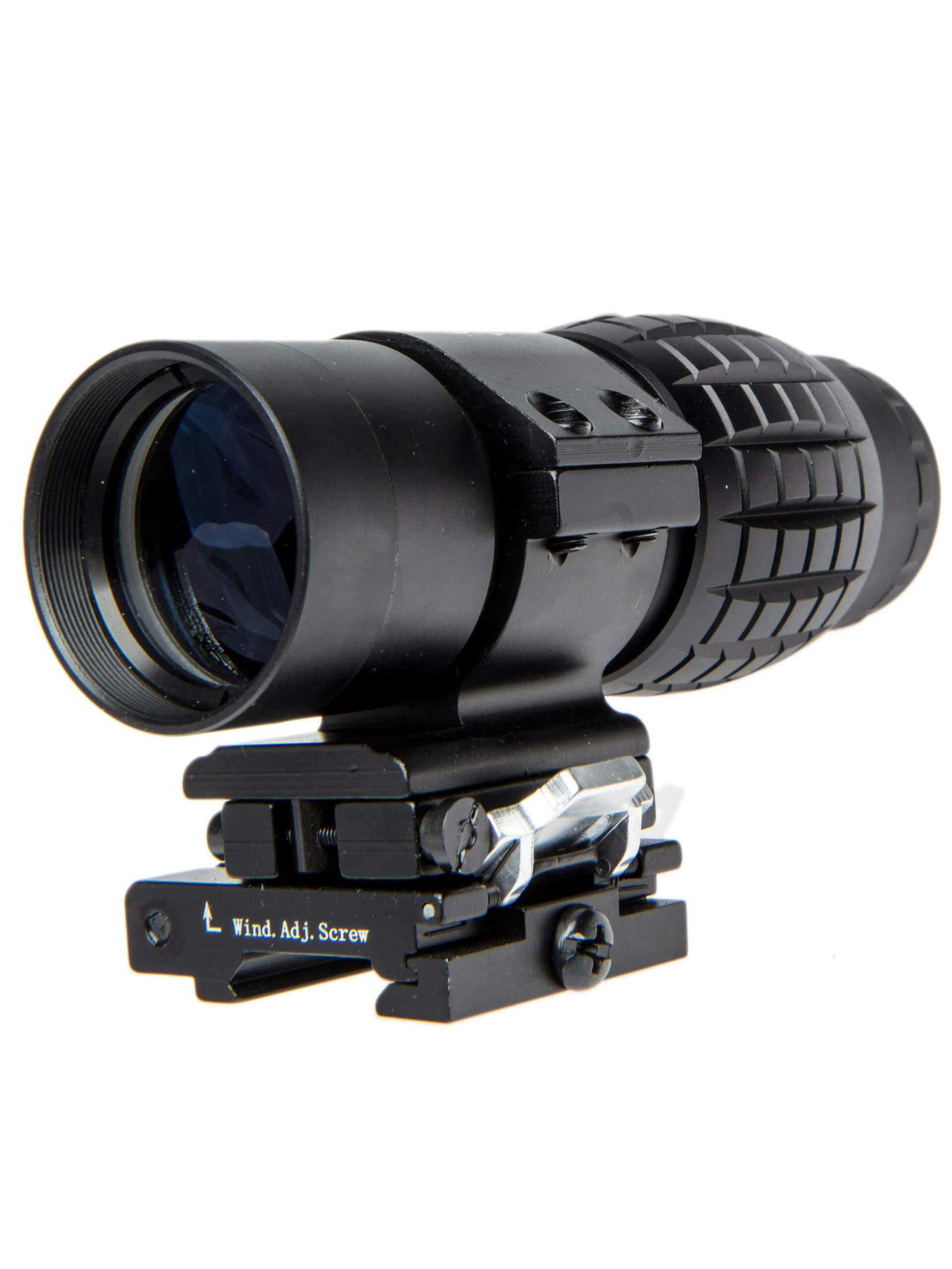 Theta Optics 3x35 Flip-to-Side Magnifier w/QD Mount; V2