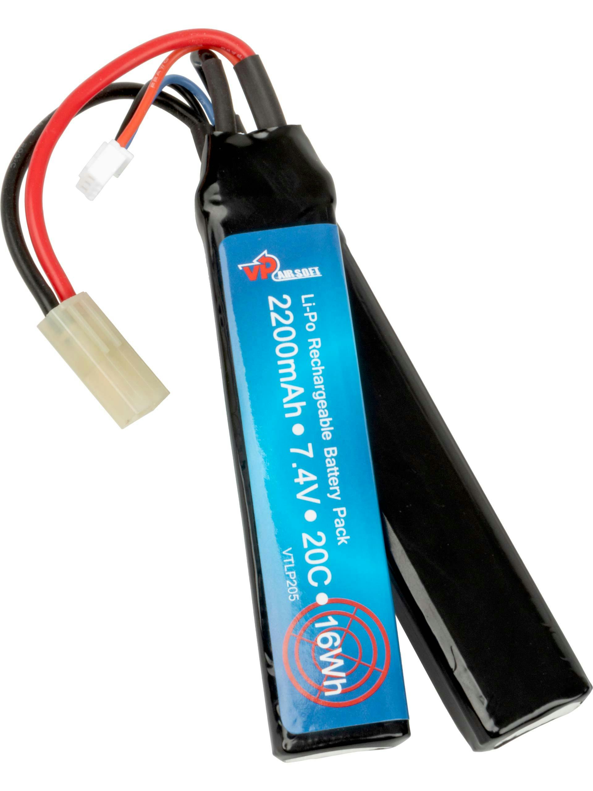 VAPEX 7.4v 2200mAh 20C+ LiPo Crane Battery (Mini Tamiya)