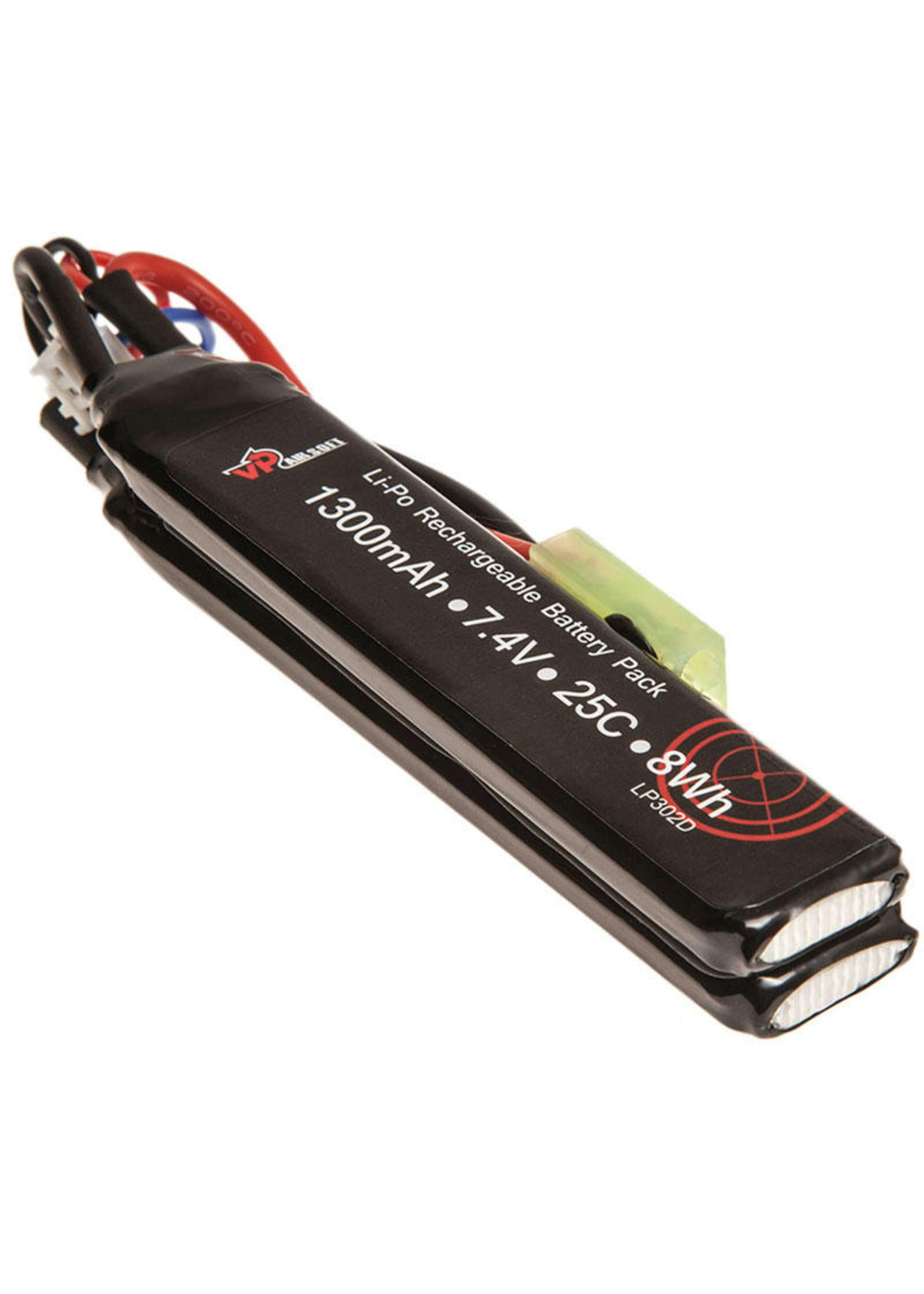 VP Racing 7.4v 1300mAh 25C LiPo Crane Stock Battery (Mini Tamiya)