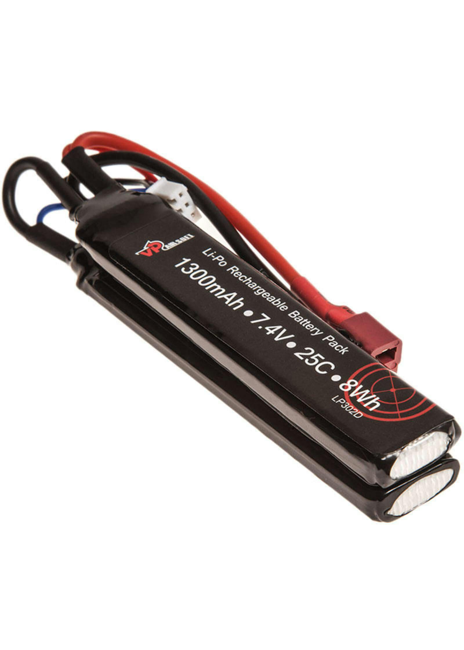 VP Racing 7.4v 1300mAh 25C LiPo Crane Stock Battery (Deans)