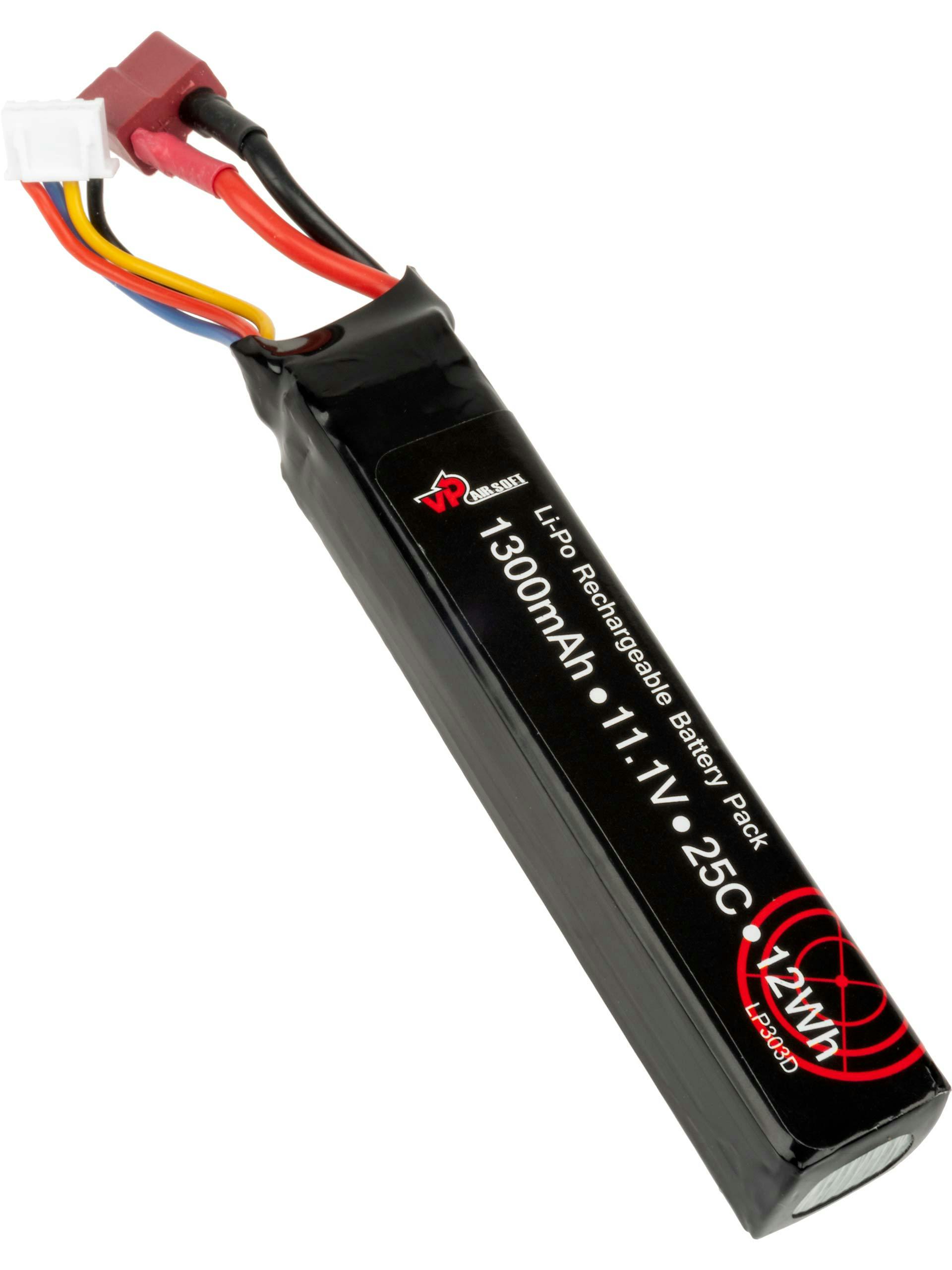VP Racing 11.1V 1300mAh 25c LiPo Stick Battery (Deans)