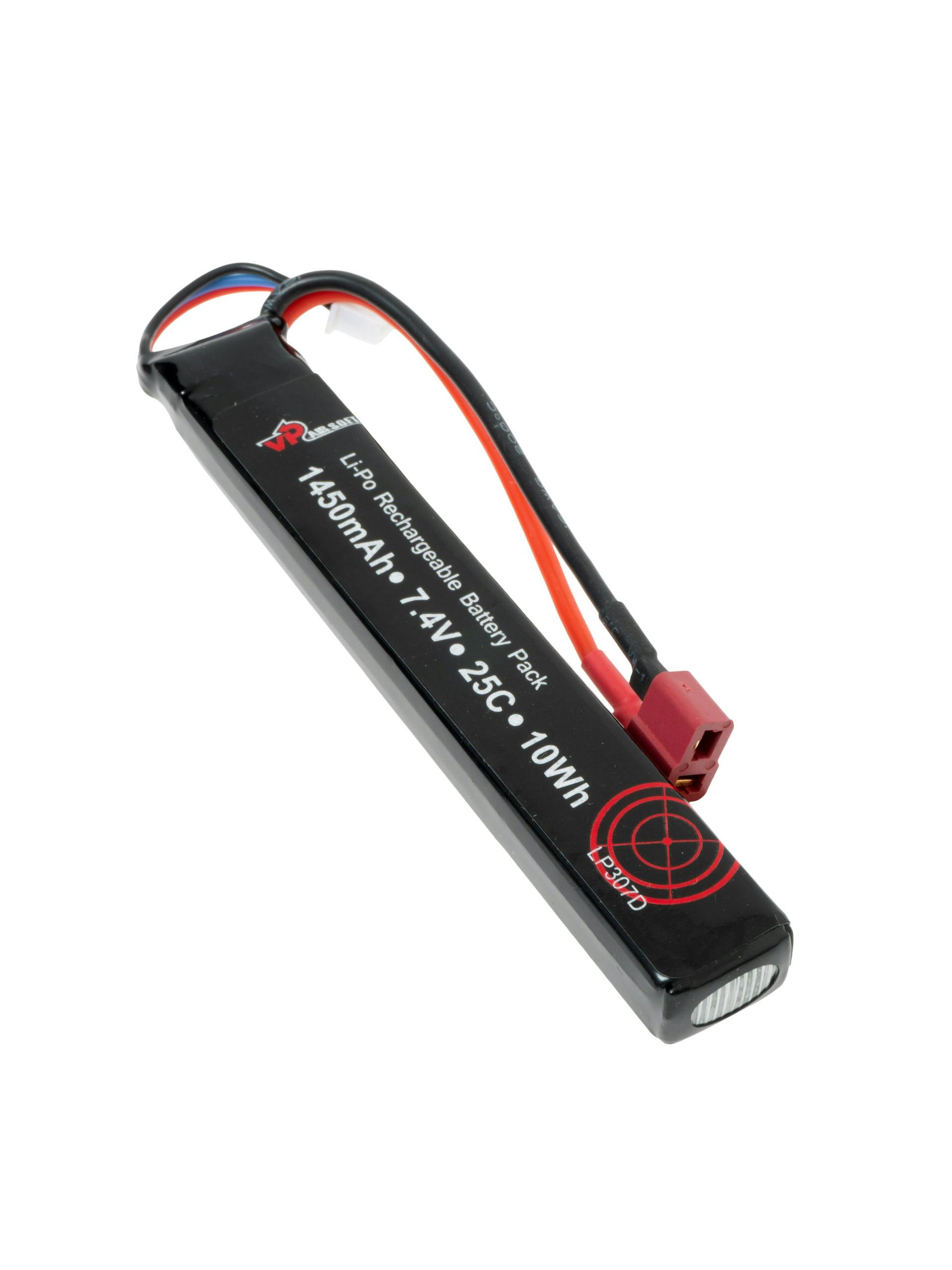 VP Racing 7.4v 1450mAh 25C LiPo Stick Battery (Deans)