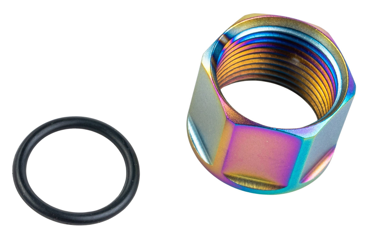 5KU Hexagon Threaded Barrel Protector (14mm CCW/ Rainbow)