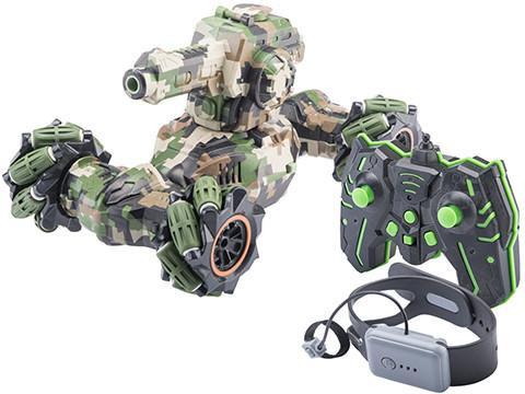 2.4G RC "Twist Tank" w/ Gel Blaster Cannon, Green Camo