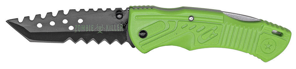 4.5" Manual Assist Zombie Killer Tanto Folding Knife