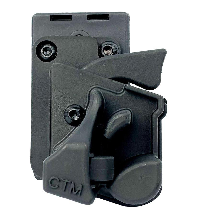 6mmProShop CTM Speed Draw Holster for Action Army AAP-01 Gas Airsoft Pistol, Black