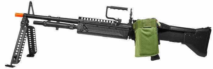 A&K M60 Full Metal Support Airsoft Rifle