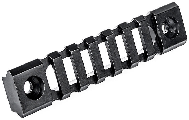 ACW 7-Slot Skeletonized Keymod Rail Segment, Black