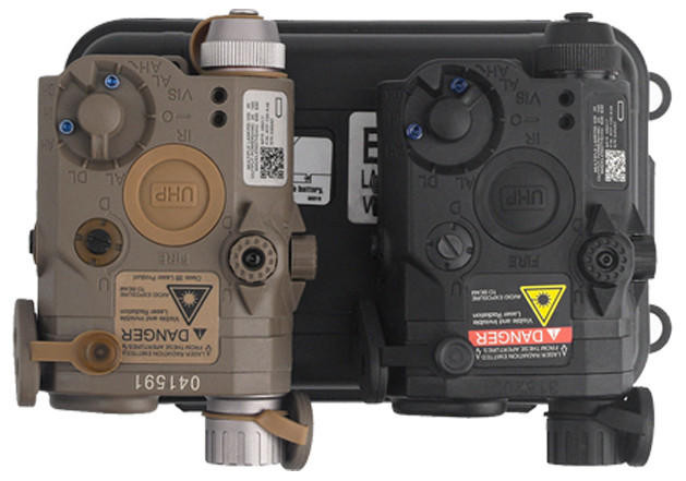 ACW LA-5C Illuminator w/ Flashlight, Visible and IR Green Laser PEQ-15, Dark Earth
