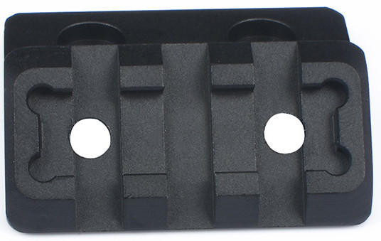 ACW Offset Light & Optic Mount for M-LOK Rails, Black